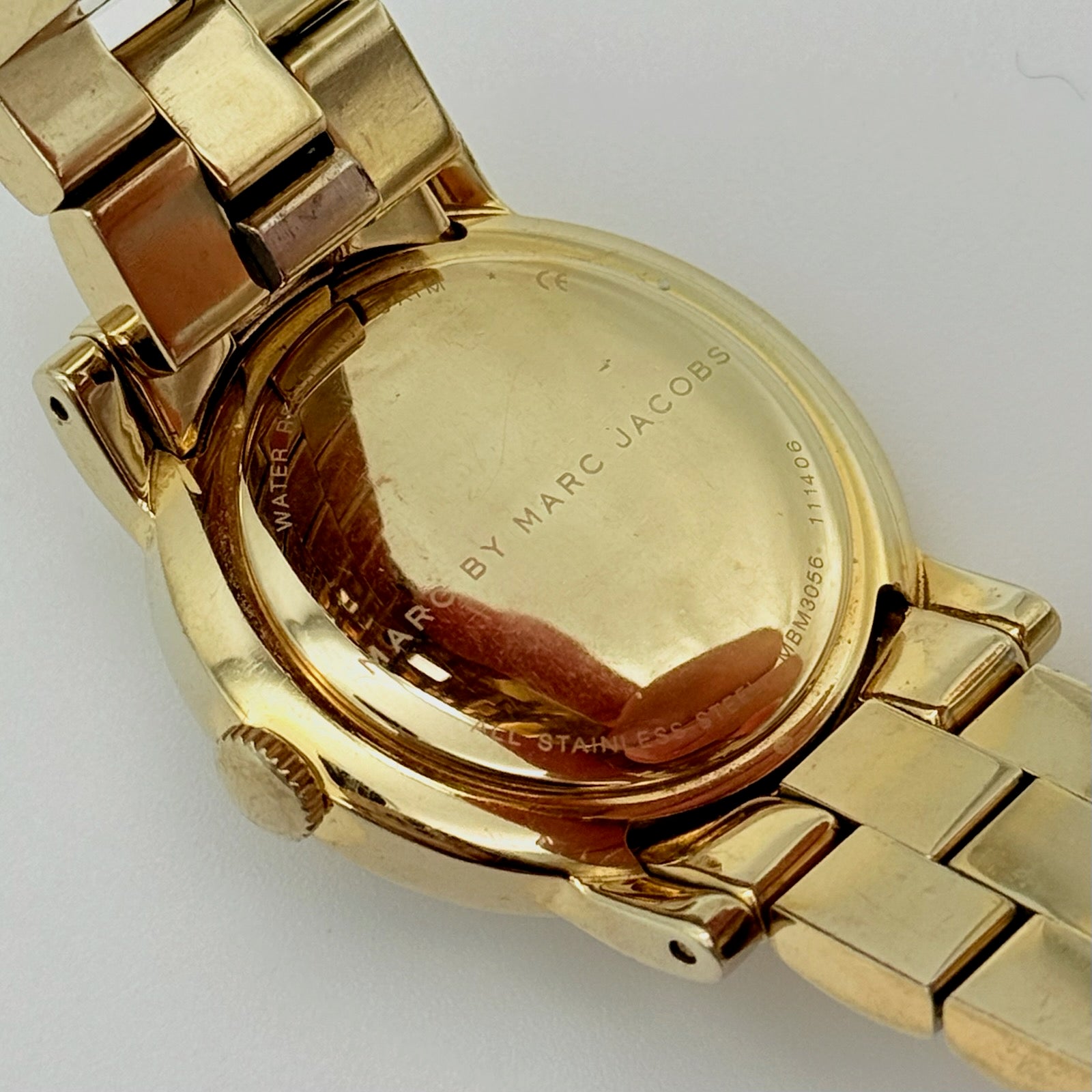Marc by Marc Jacobs Amy MBM3056 Stainless Steel Watch Gold