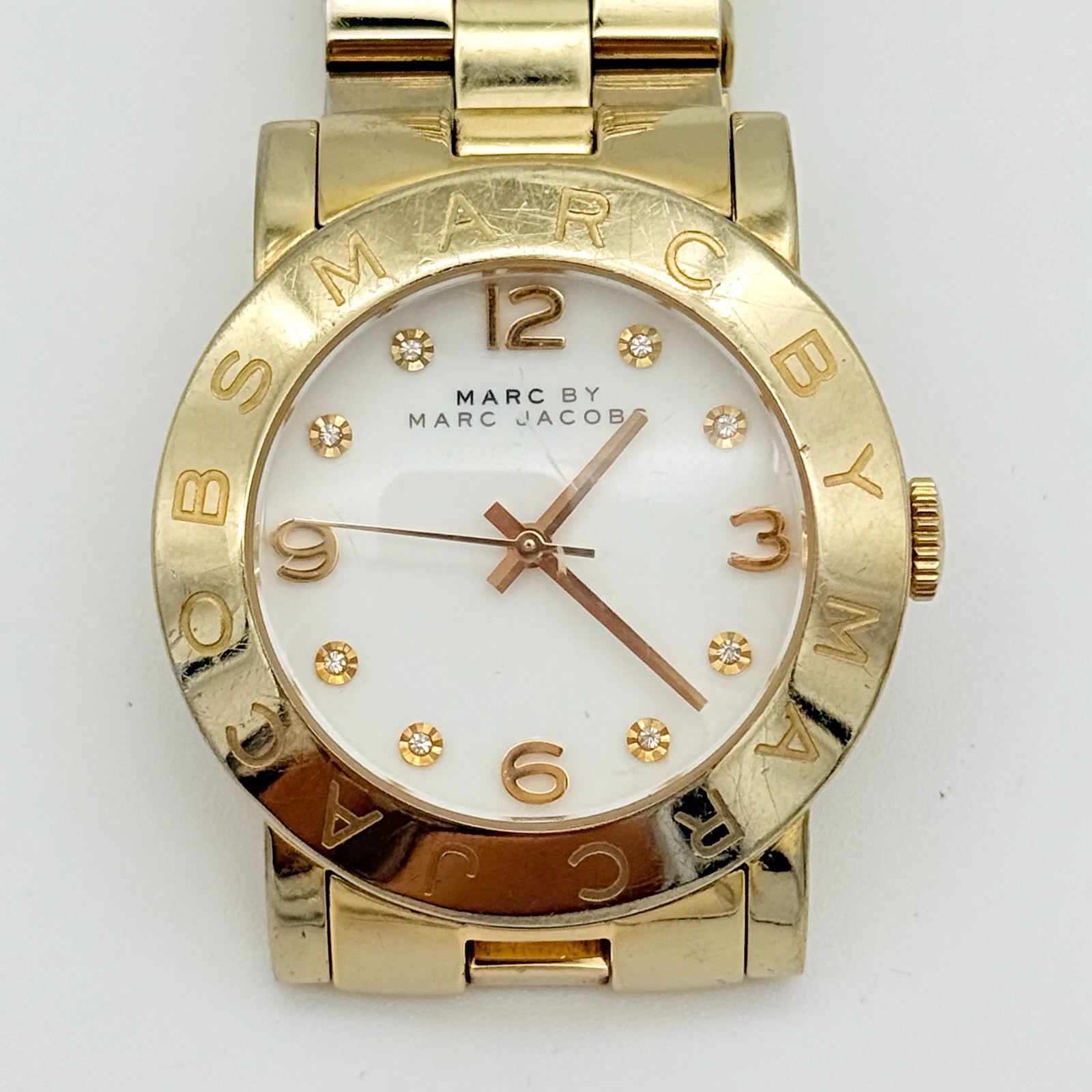 Marc by Marc Jacobs Amy MBM3056 Stainless Steel Watch Gold