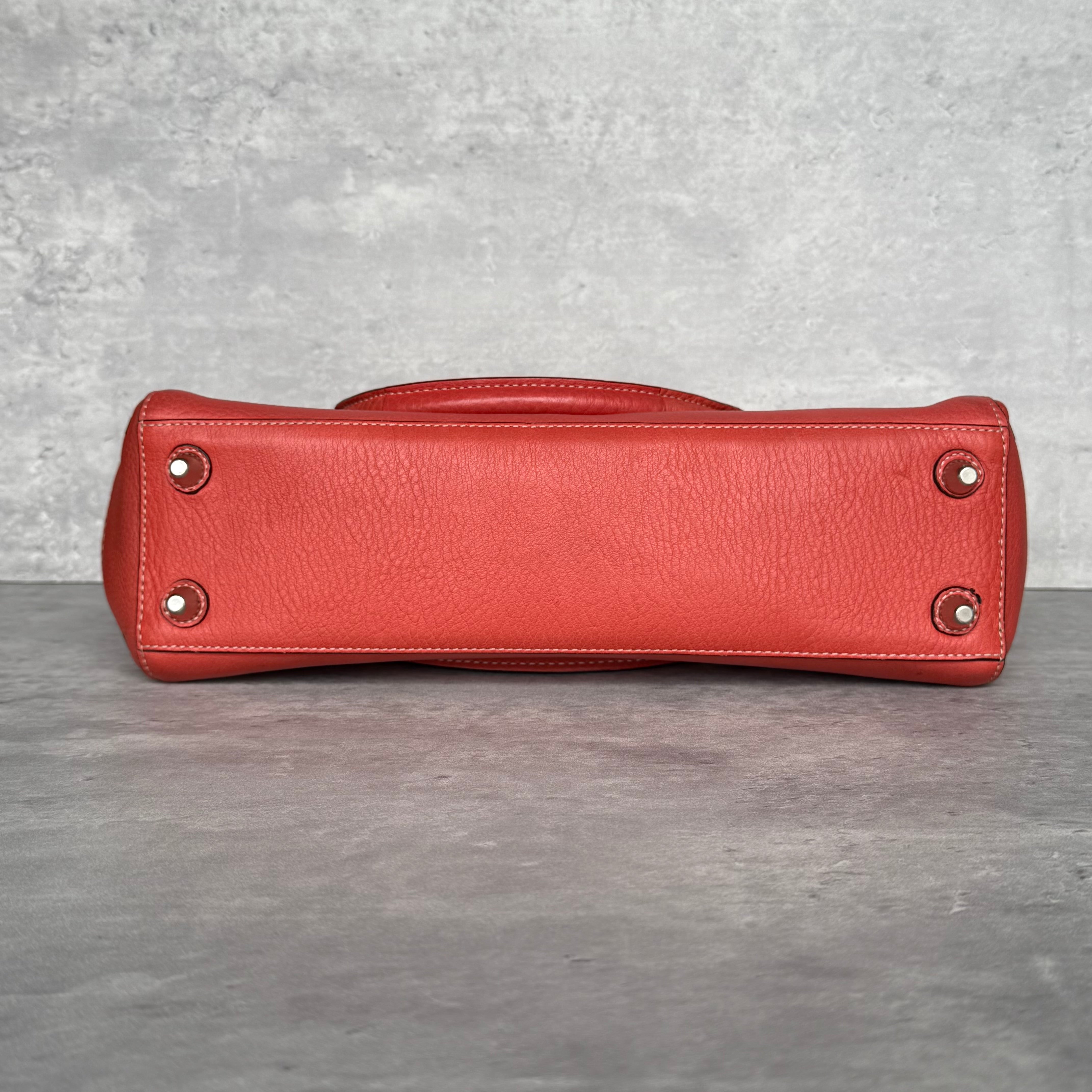 Coach Hampton Carryall HandBag Red