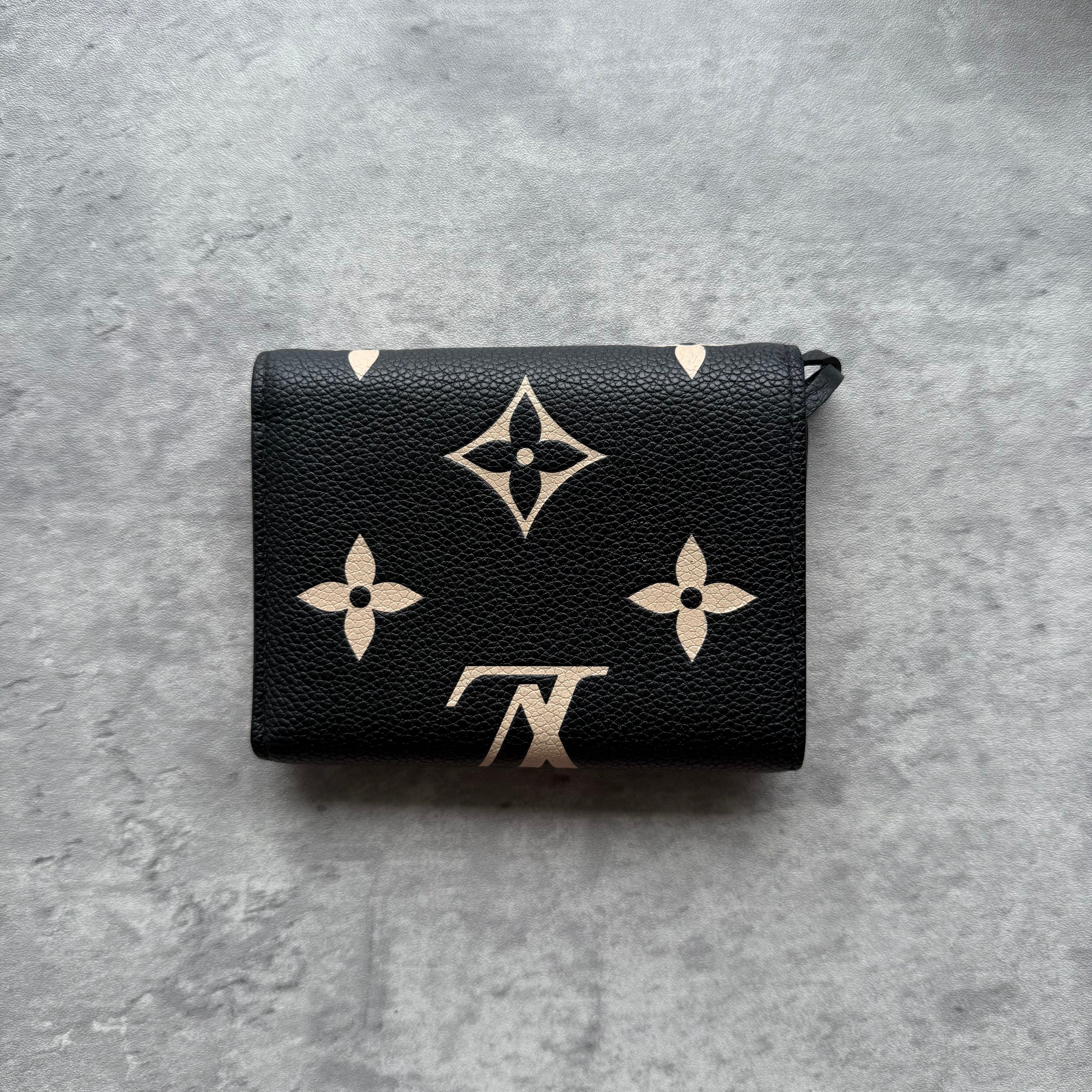 Louis Vuitton Monogram Victorine Empreinte Wallet Black