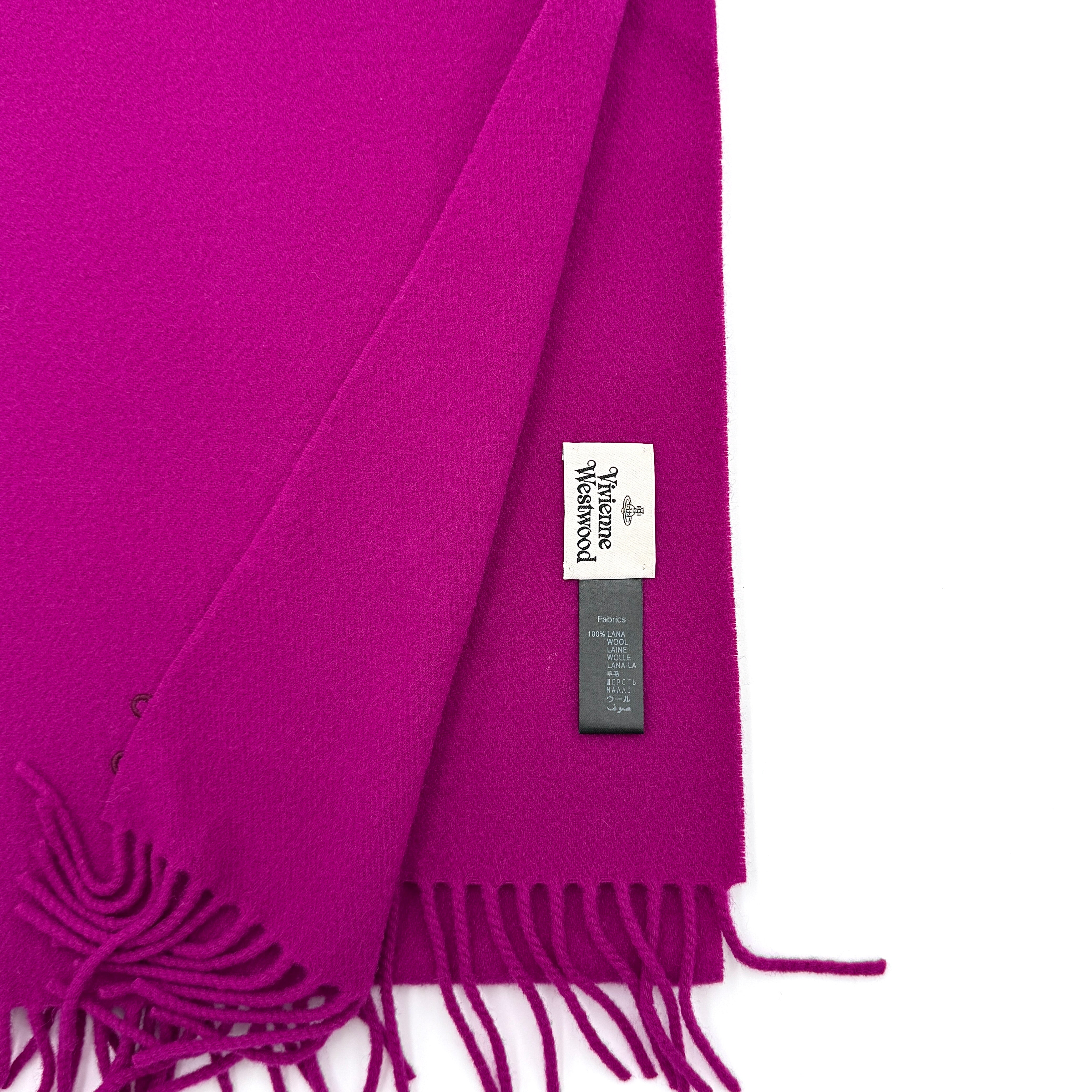 Vivienne Westwood Wool Scarf Pink