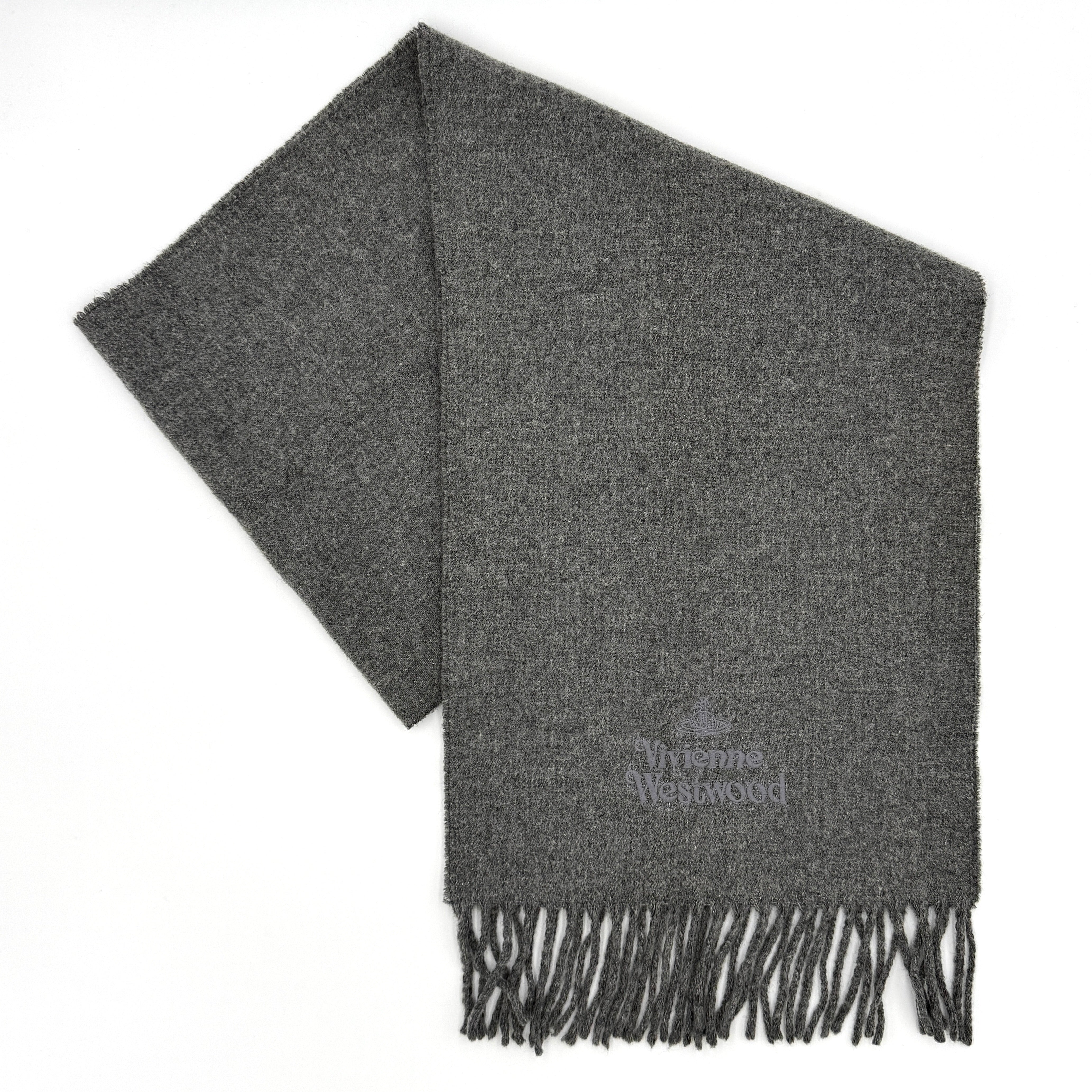 Vivienne Westwood Wool Scarf Grey