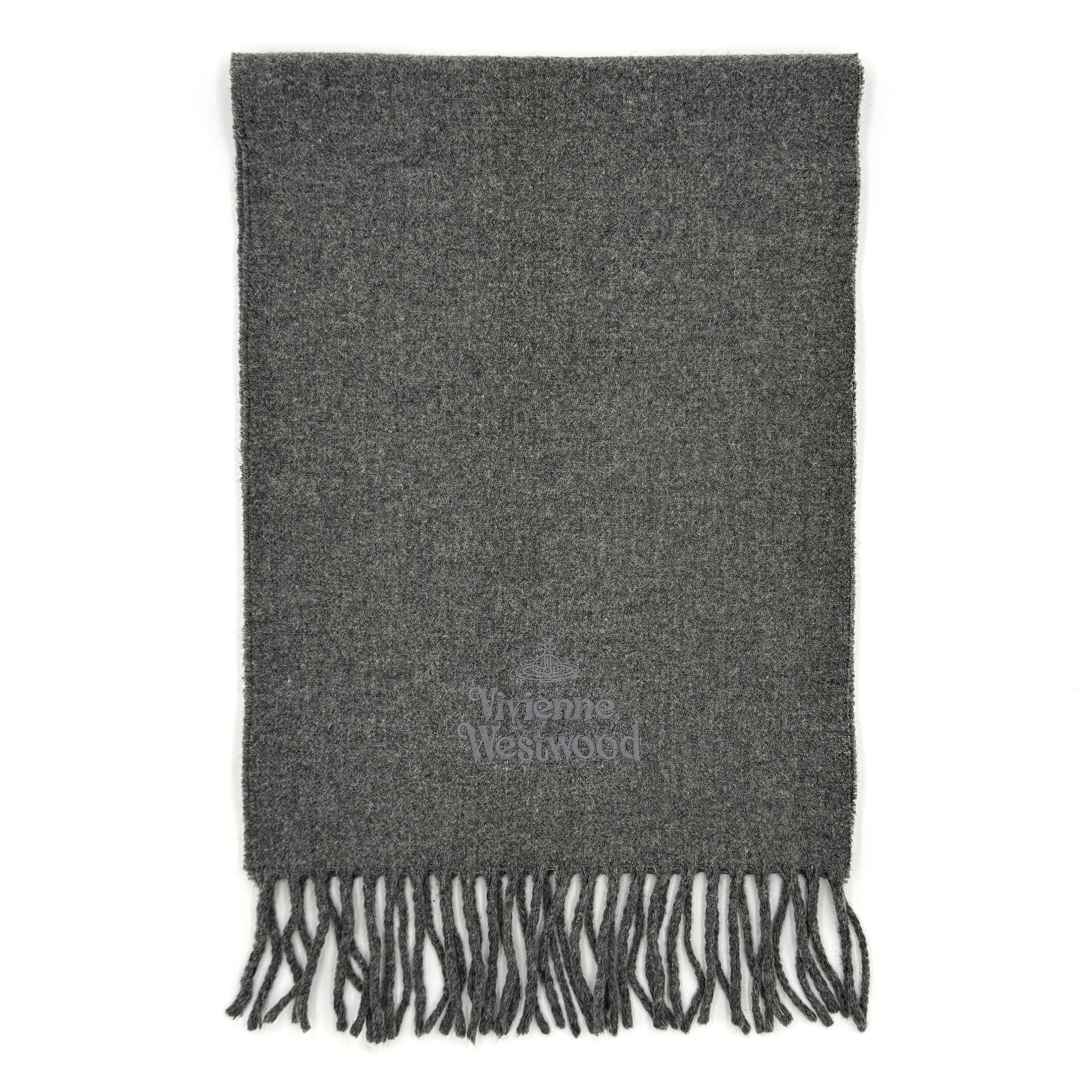Vivienne Westwood Wool Scarf Grey