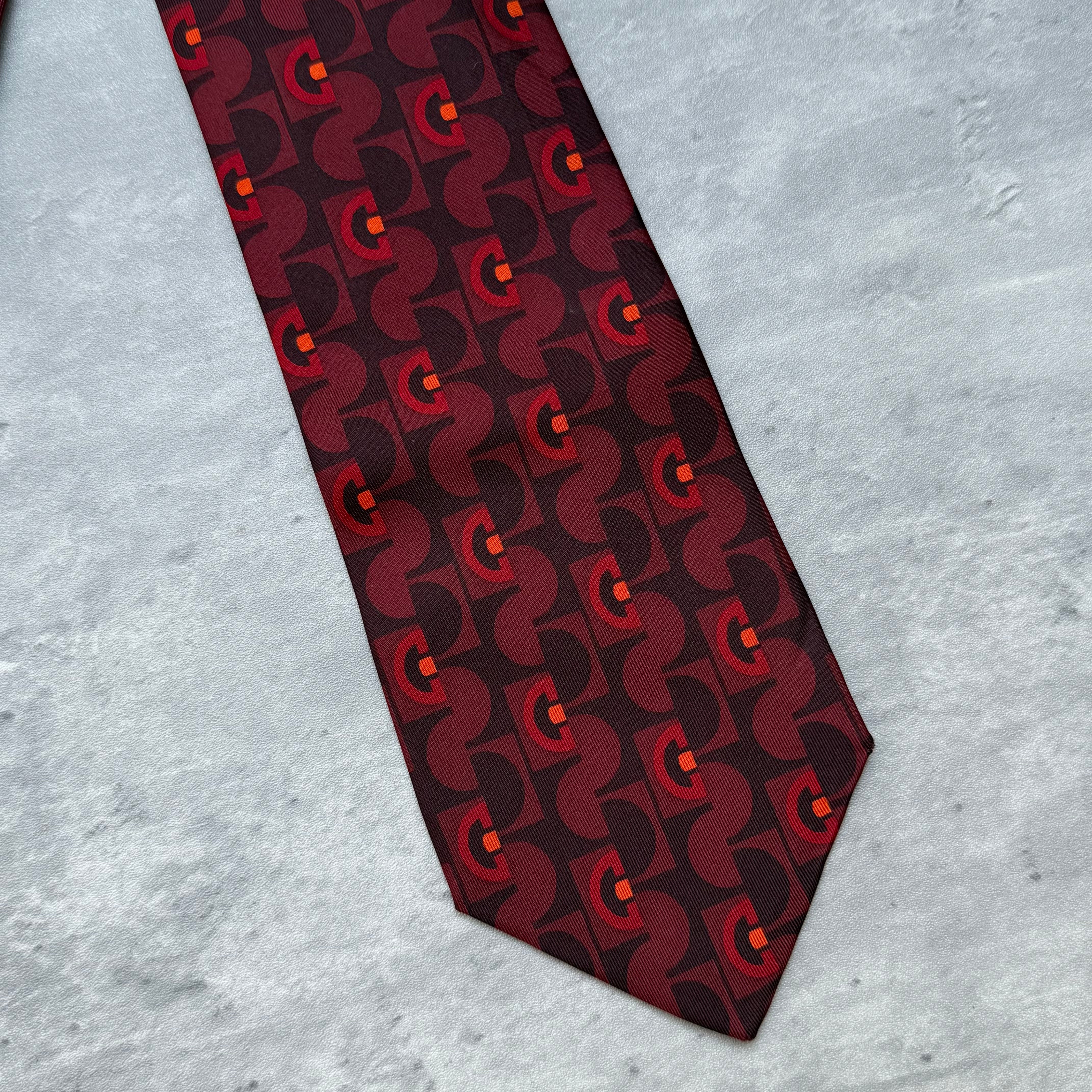 Gucci Silk Neck Tie Maroon