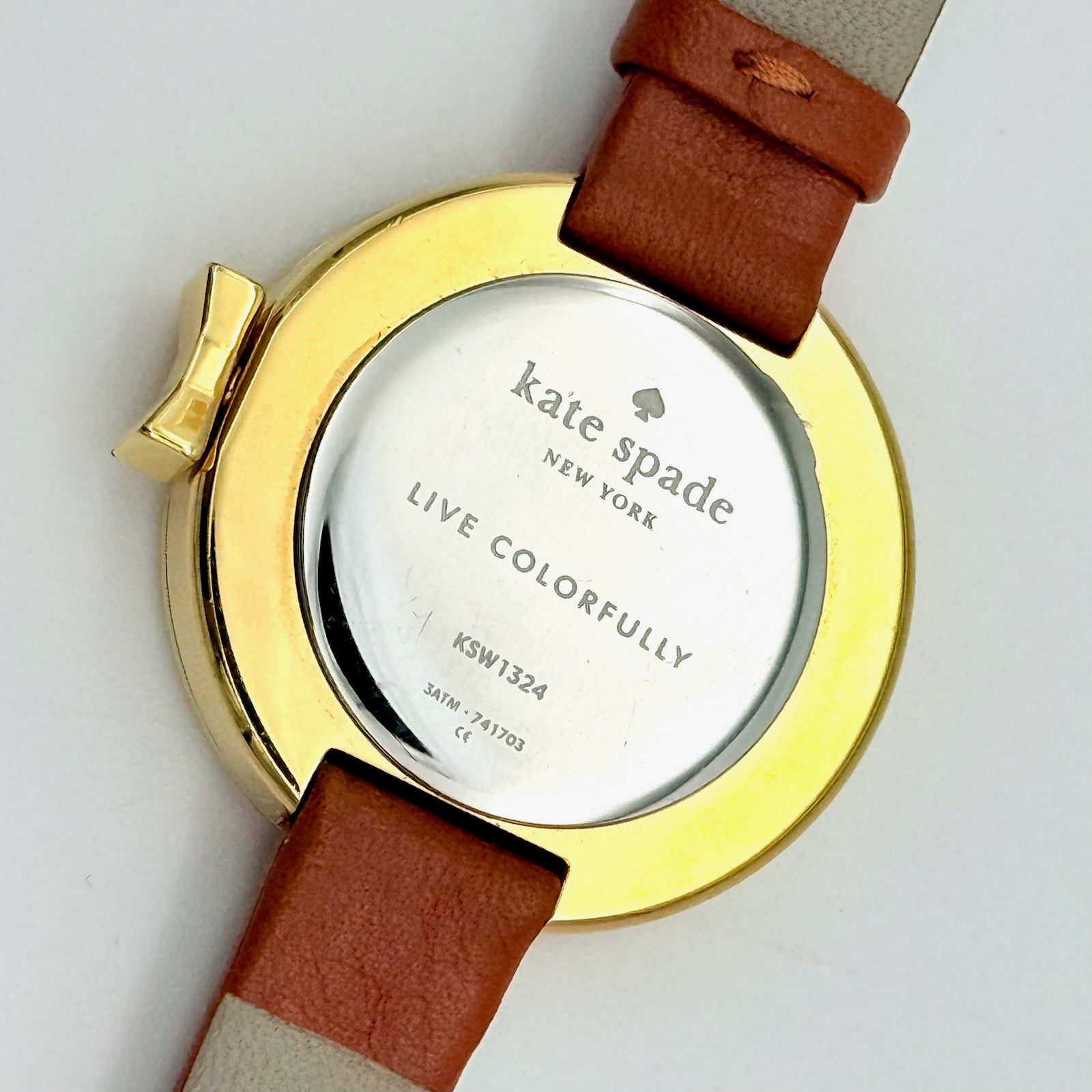 Kate Spade Park Row KSW1324 Watch Gold/Brown
