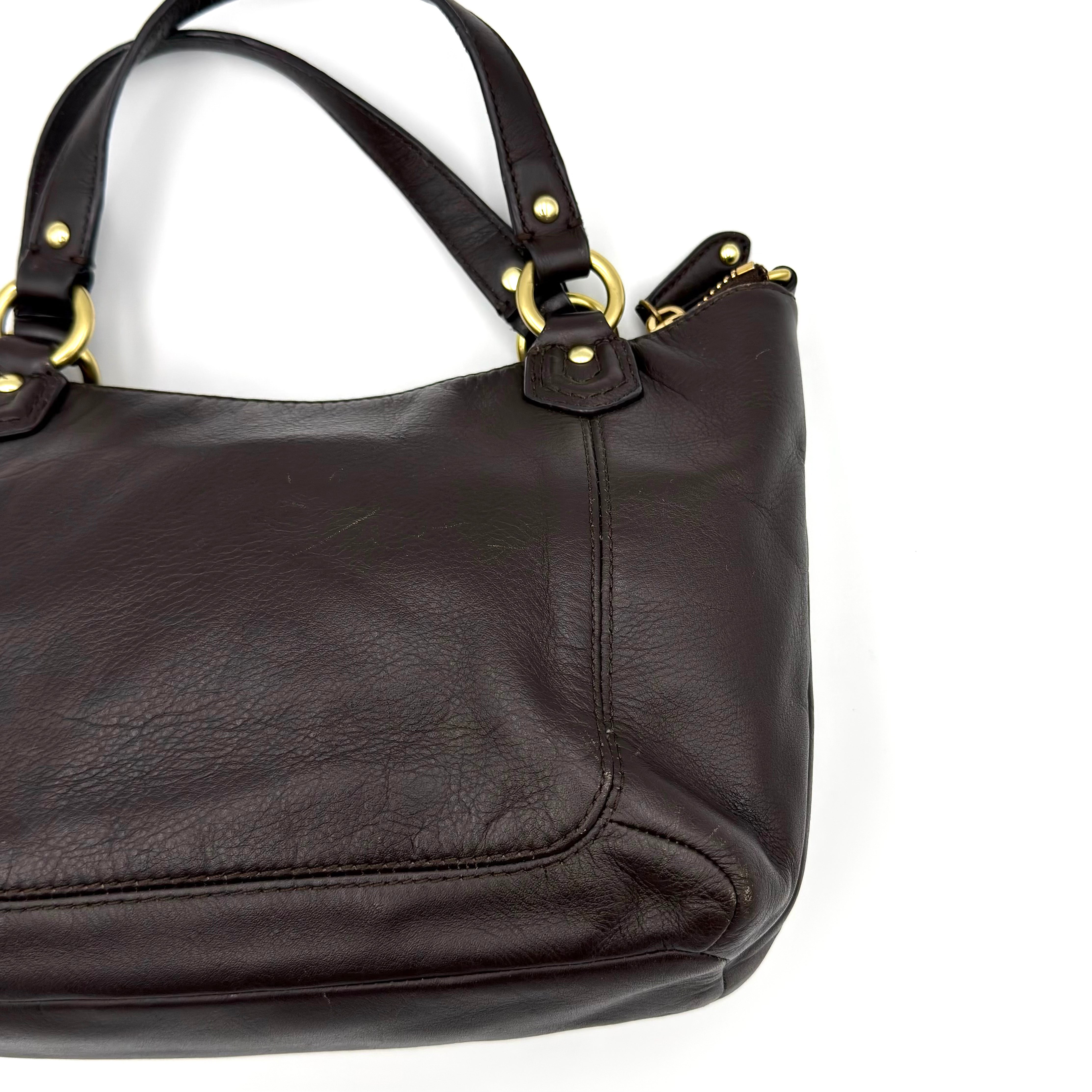 Coach 2Way Campbell Belle Shoulder Bag Brown