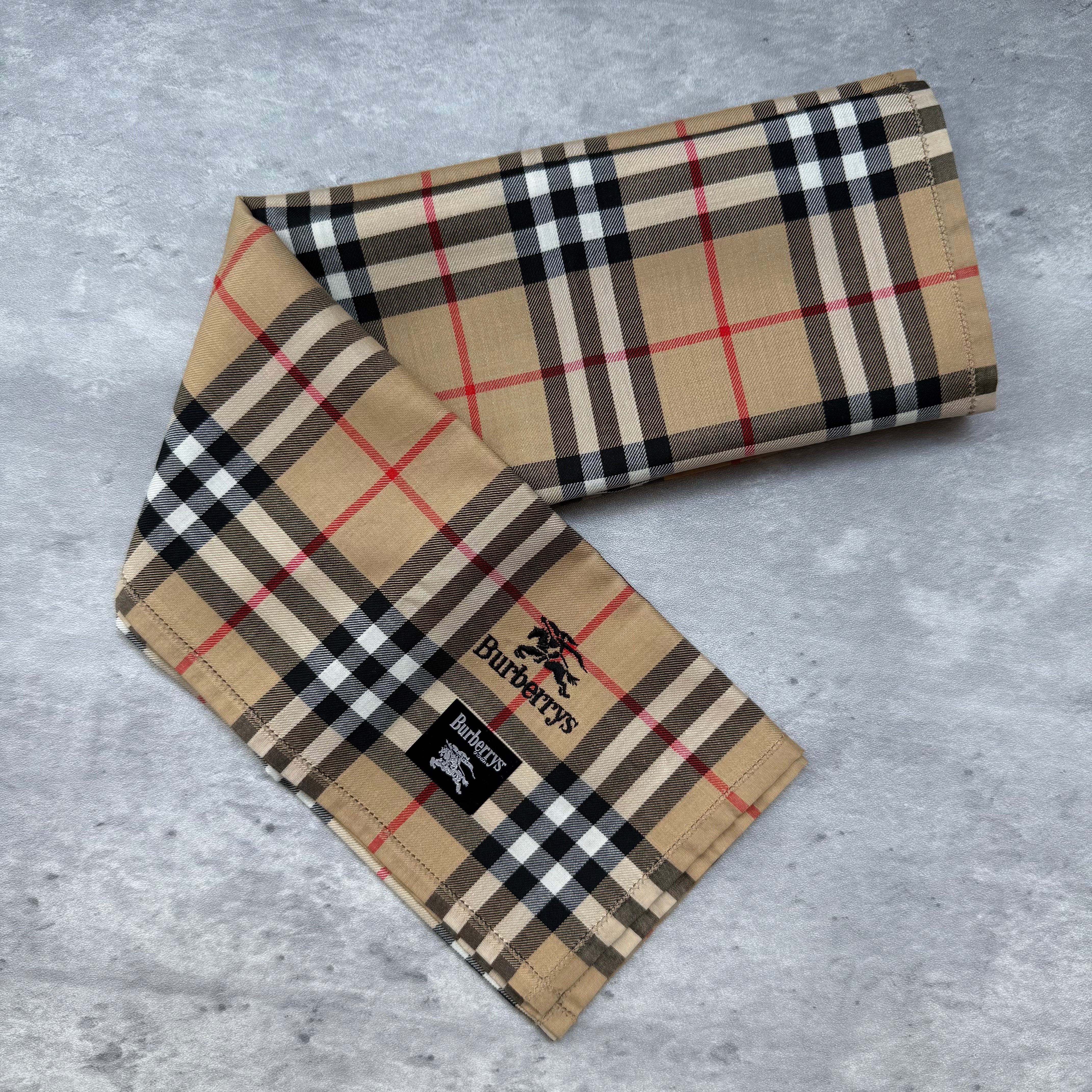 Burberry Vintage 'Burberrys' Nova Check Scarf