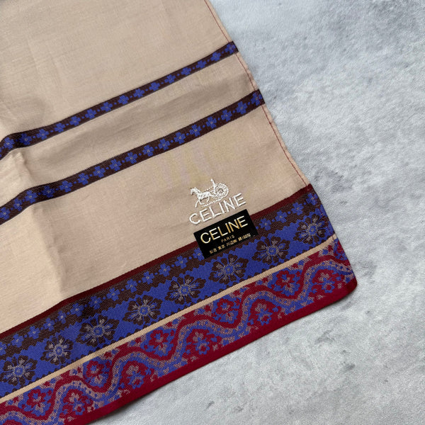 Celine Vintage Scarf Multicolor