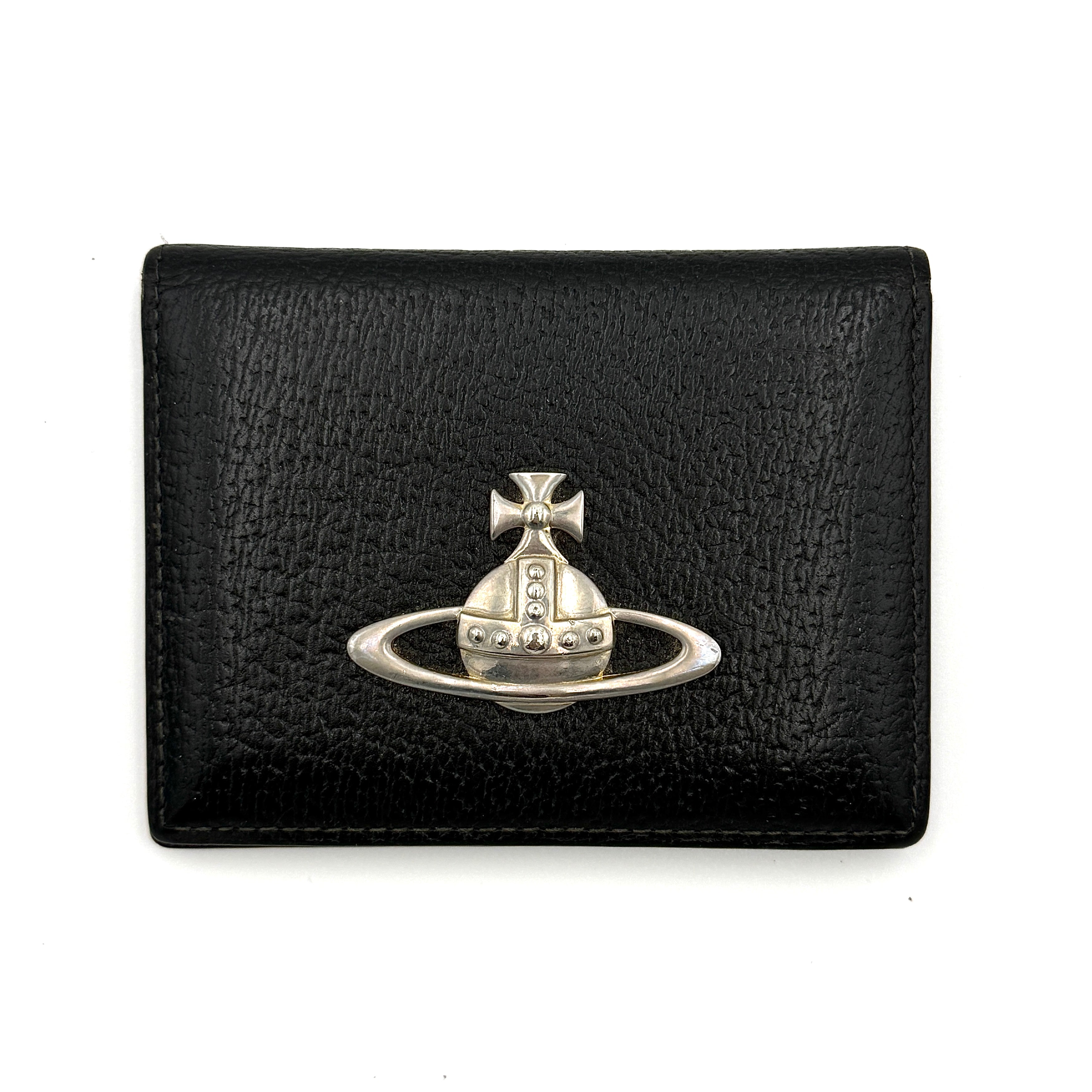Vivienne Westwood Orb Flap Cardholder Black