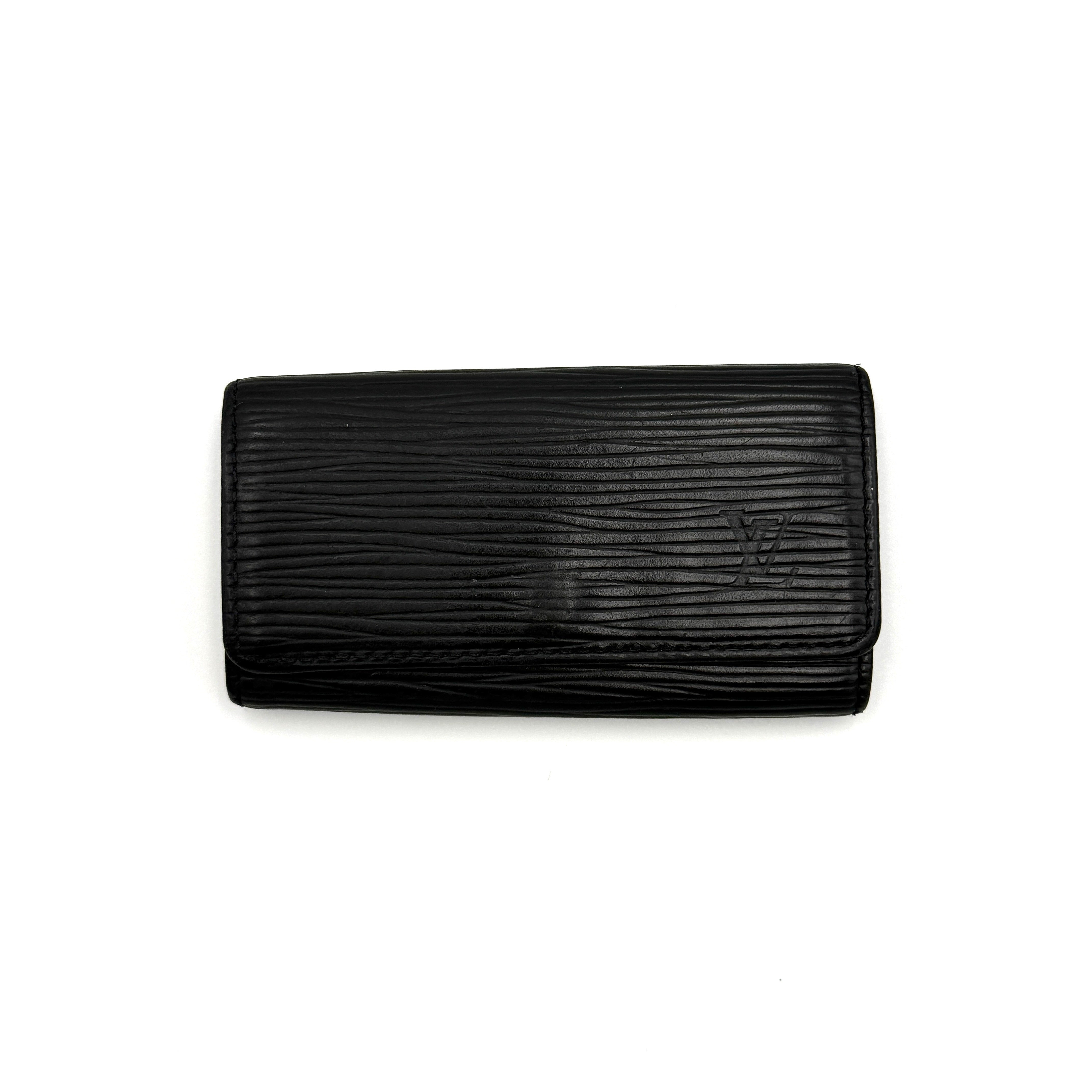 Louis Vuitton Epi Key Holder Black