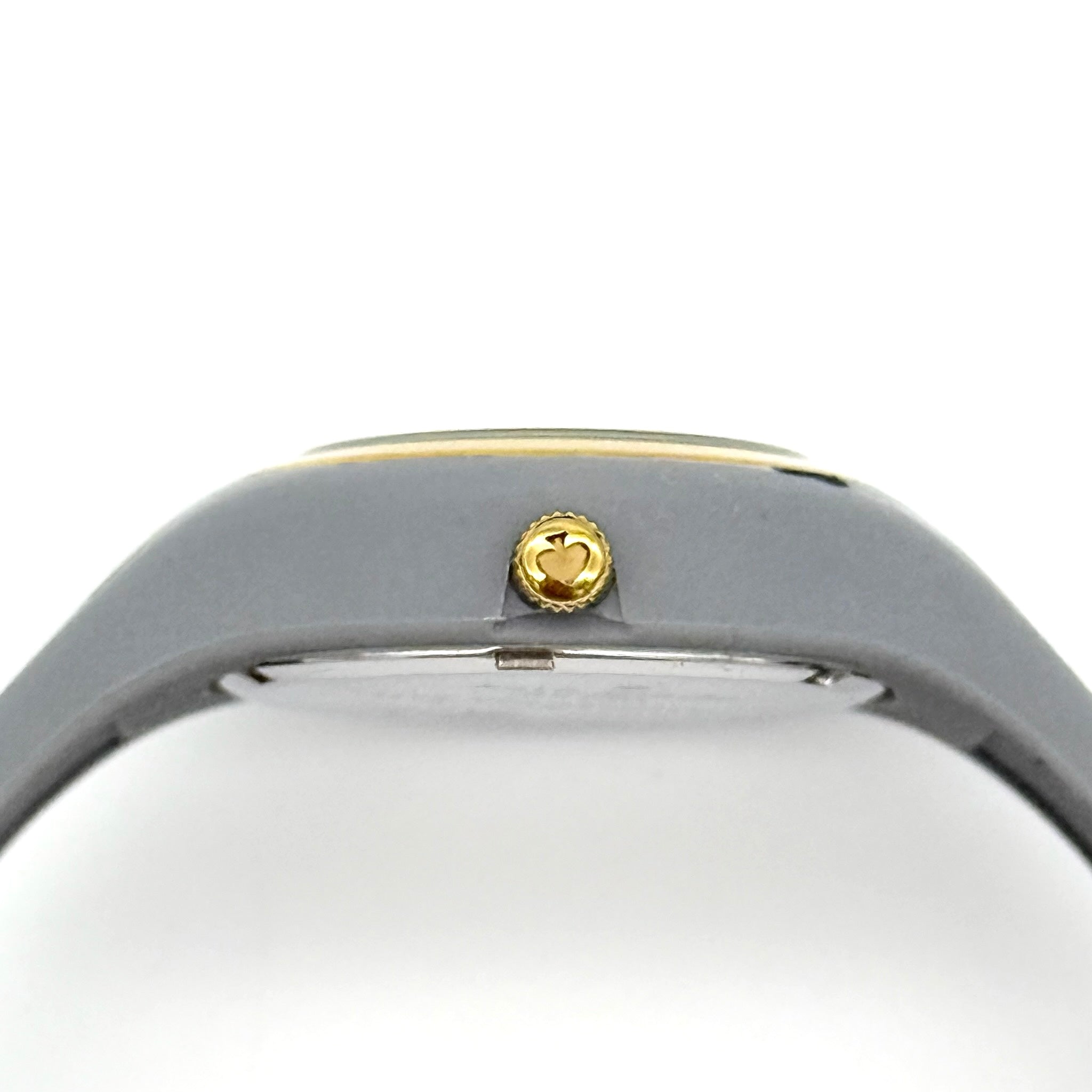 Kate Spade Rumsey Leopard Silicone Gold Tone Watch Grey
