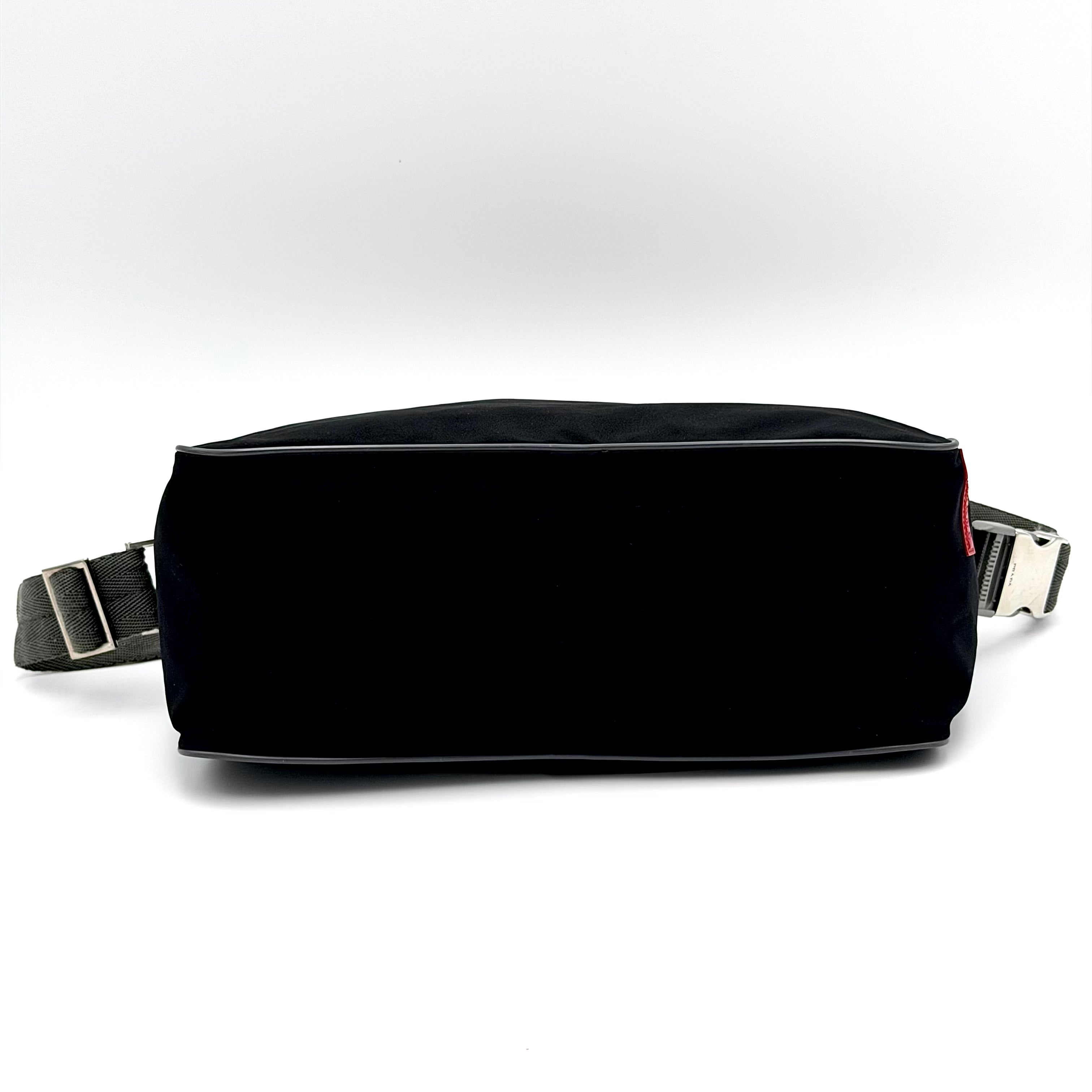 Prada Sport Nylon Shoulder Bag Black