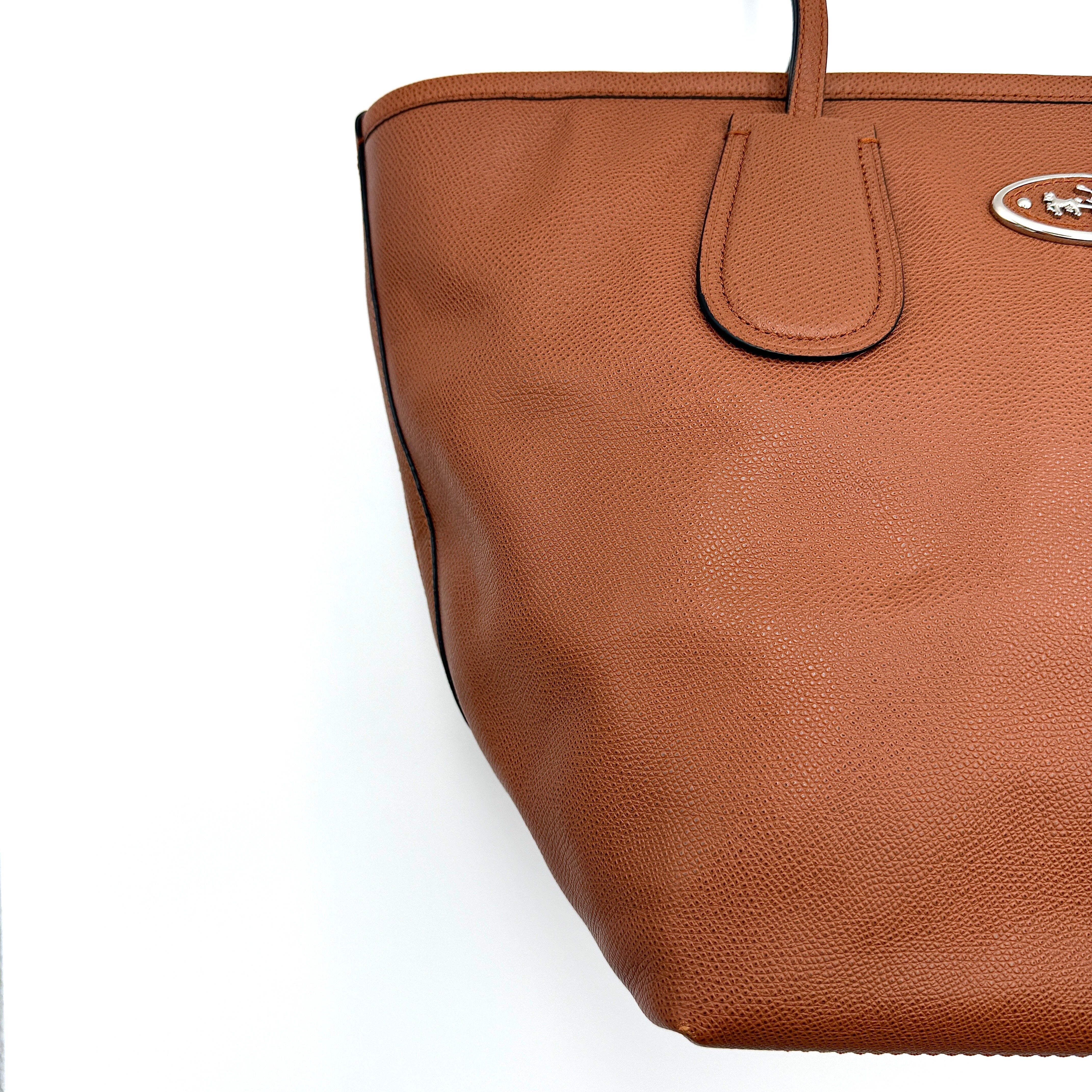 Coach Taxi City Tote Bag Brown