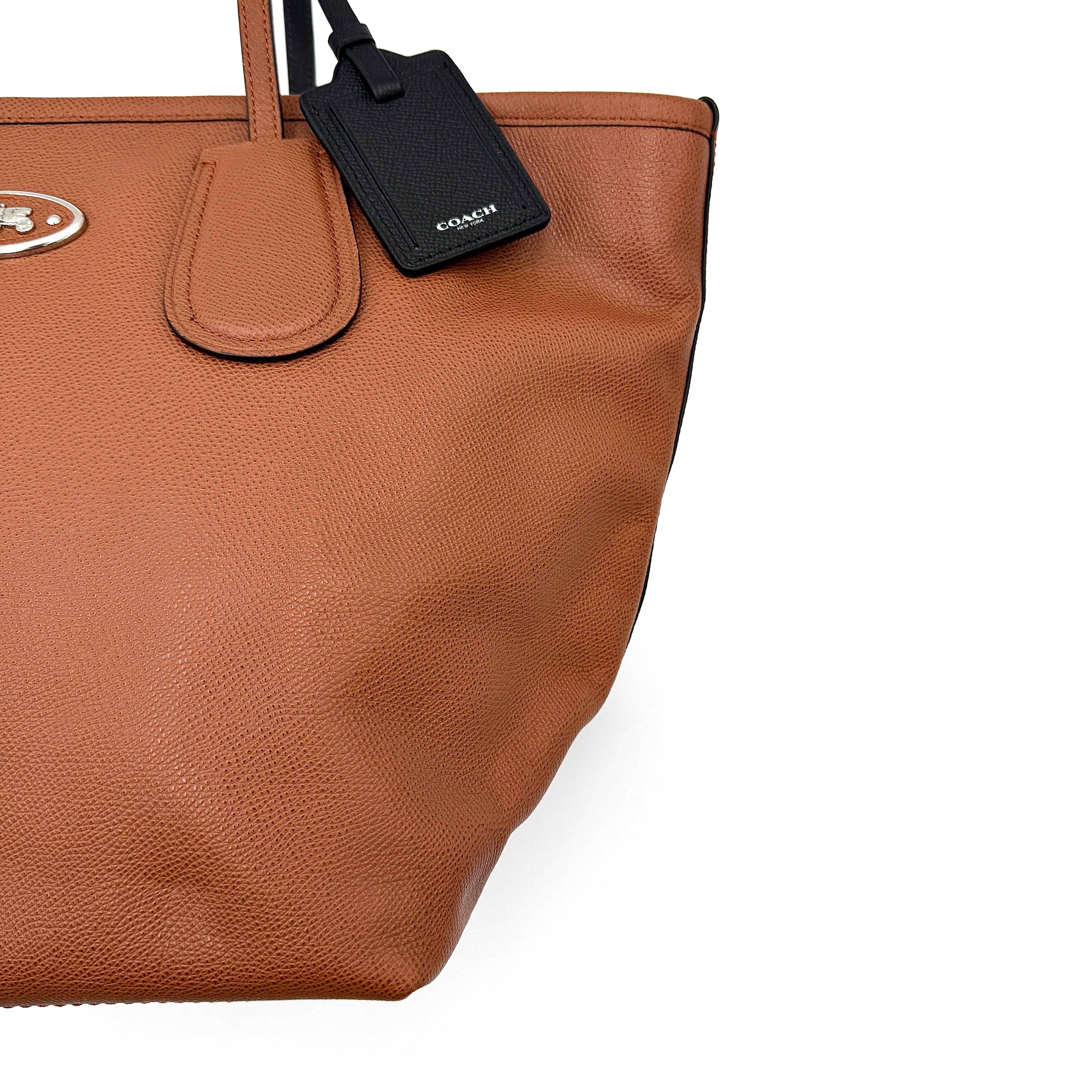 Coach Taxi City Tote Bag Brown