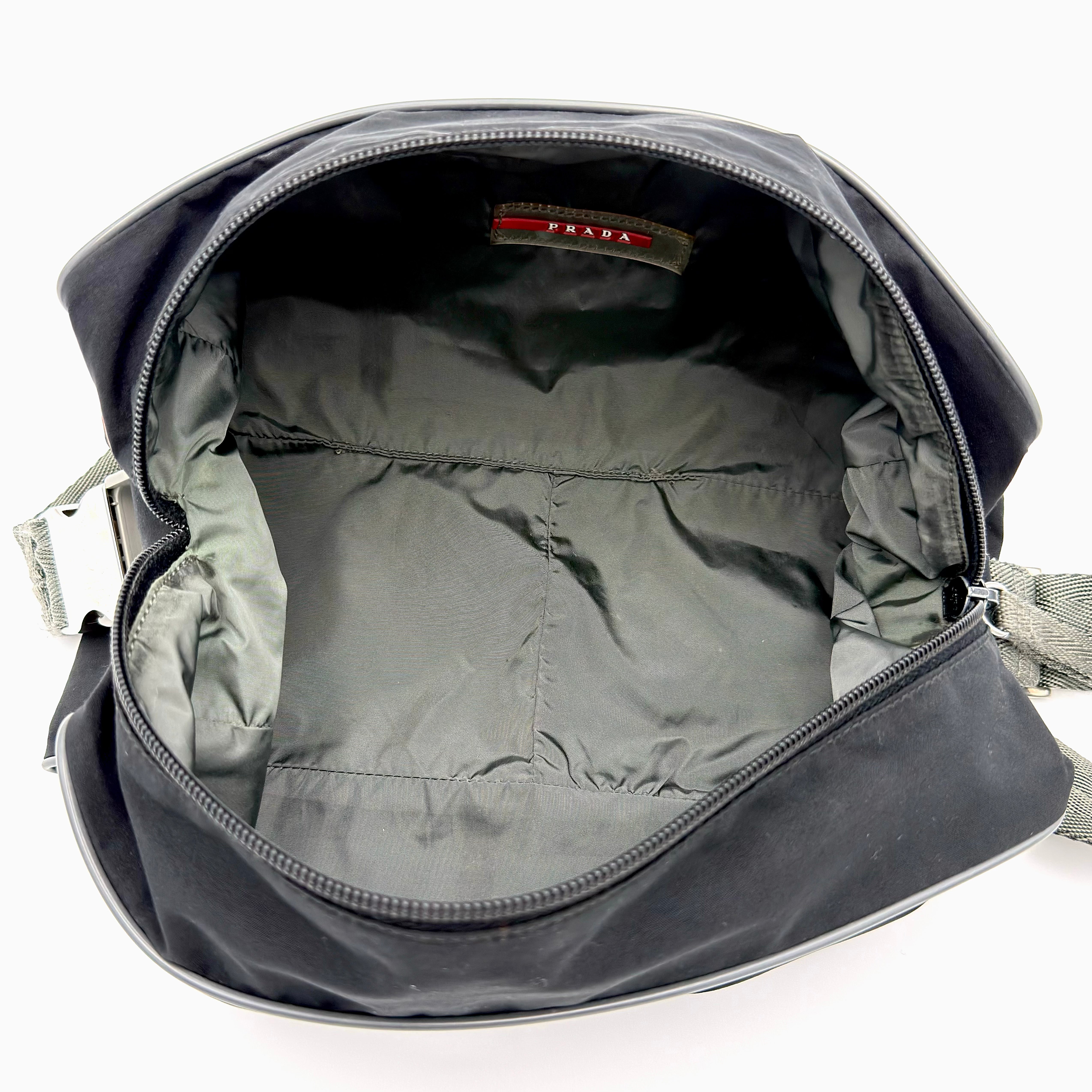 Prada Sport Nylon Shoulder Bag Black