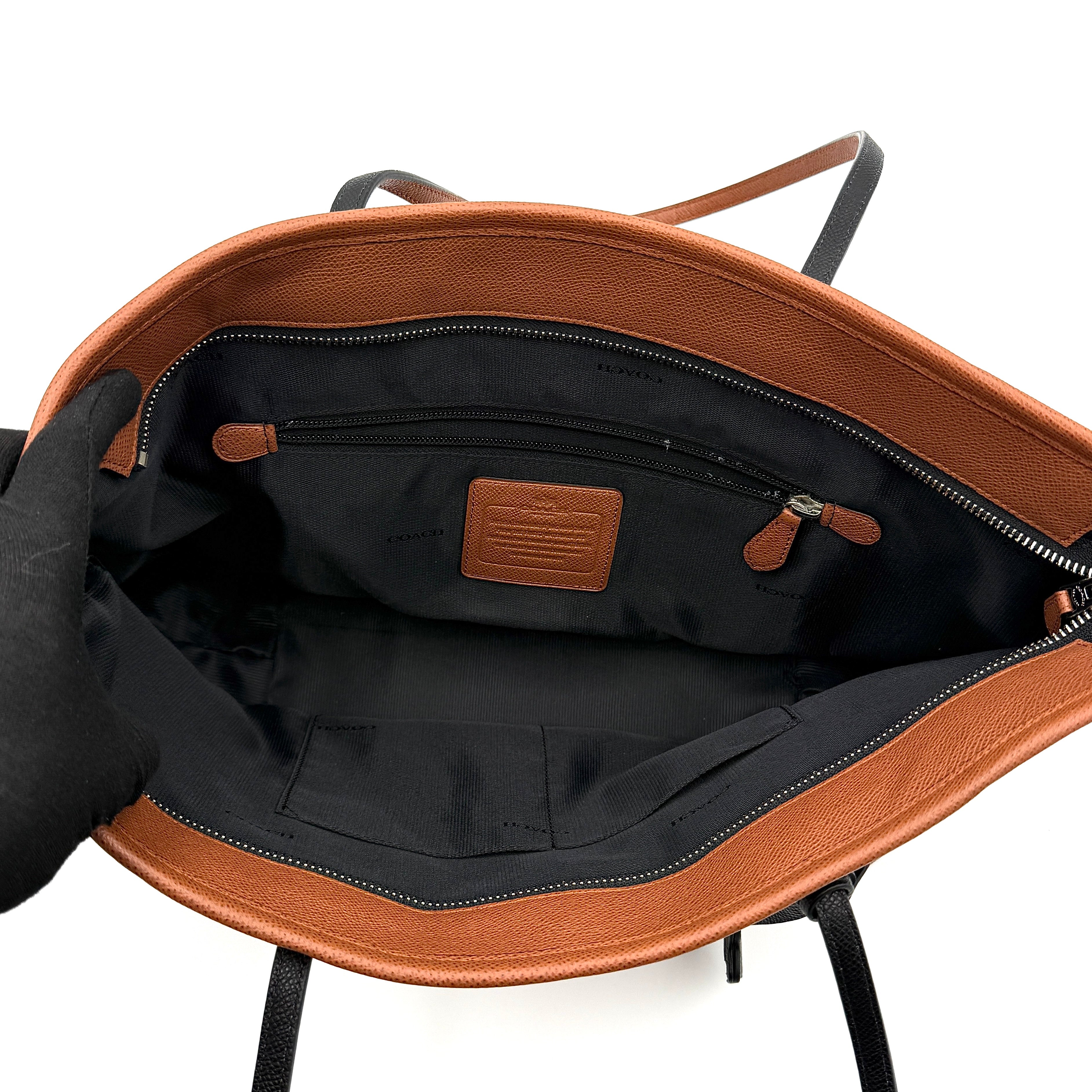 Coach Taxi City Tote Bag Brown