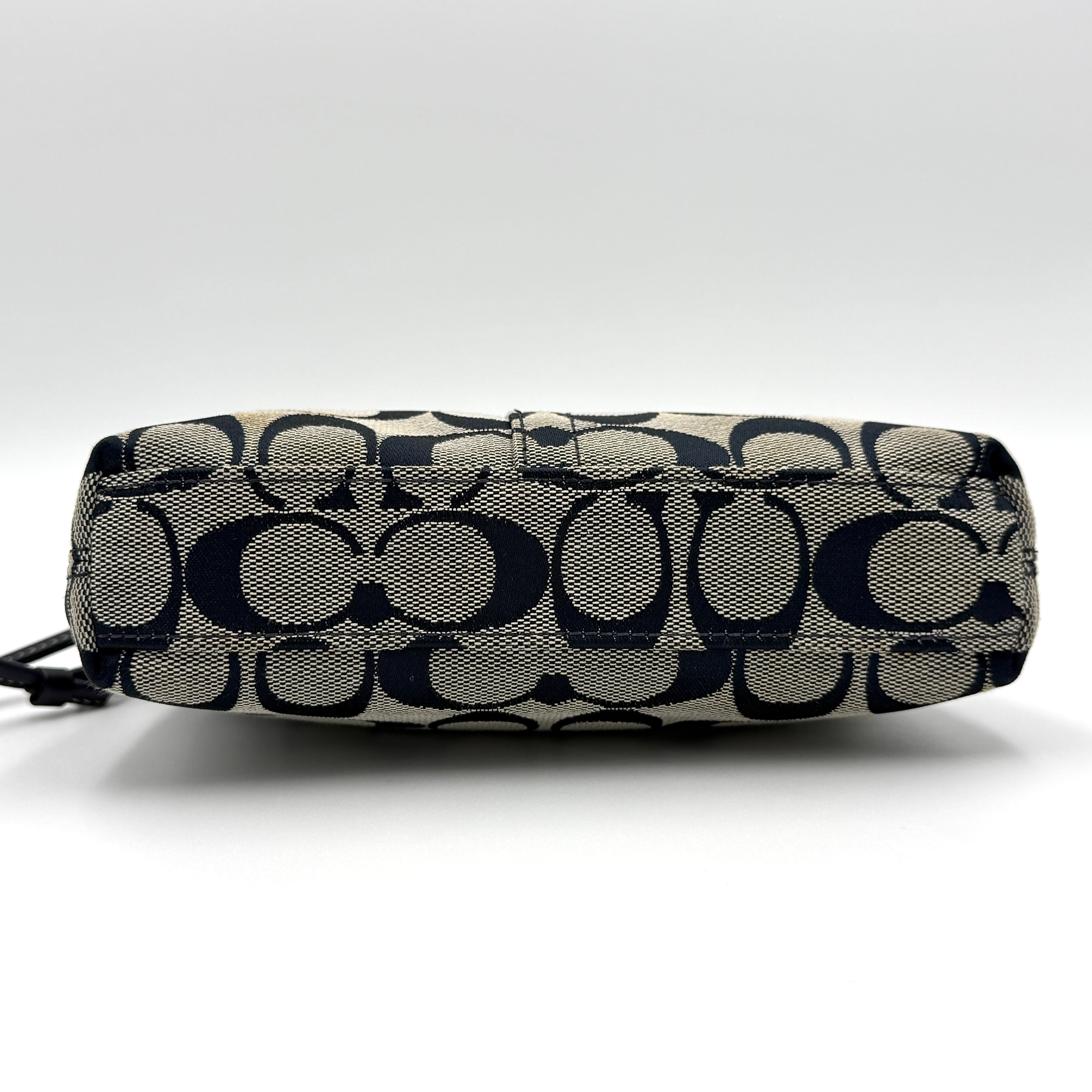 Coach Y2K Signature Wristlet Clutch Grey/Black