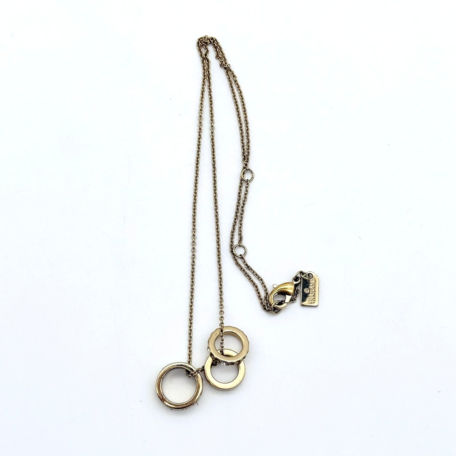Coach Signature Rondell Necklace Gold