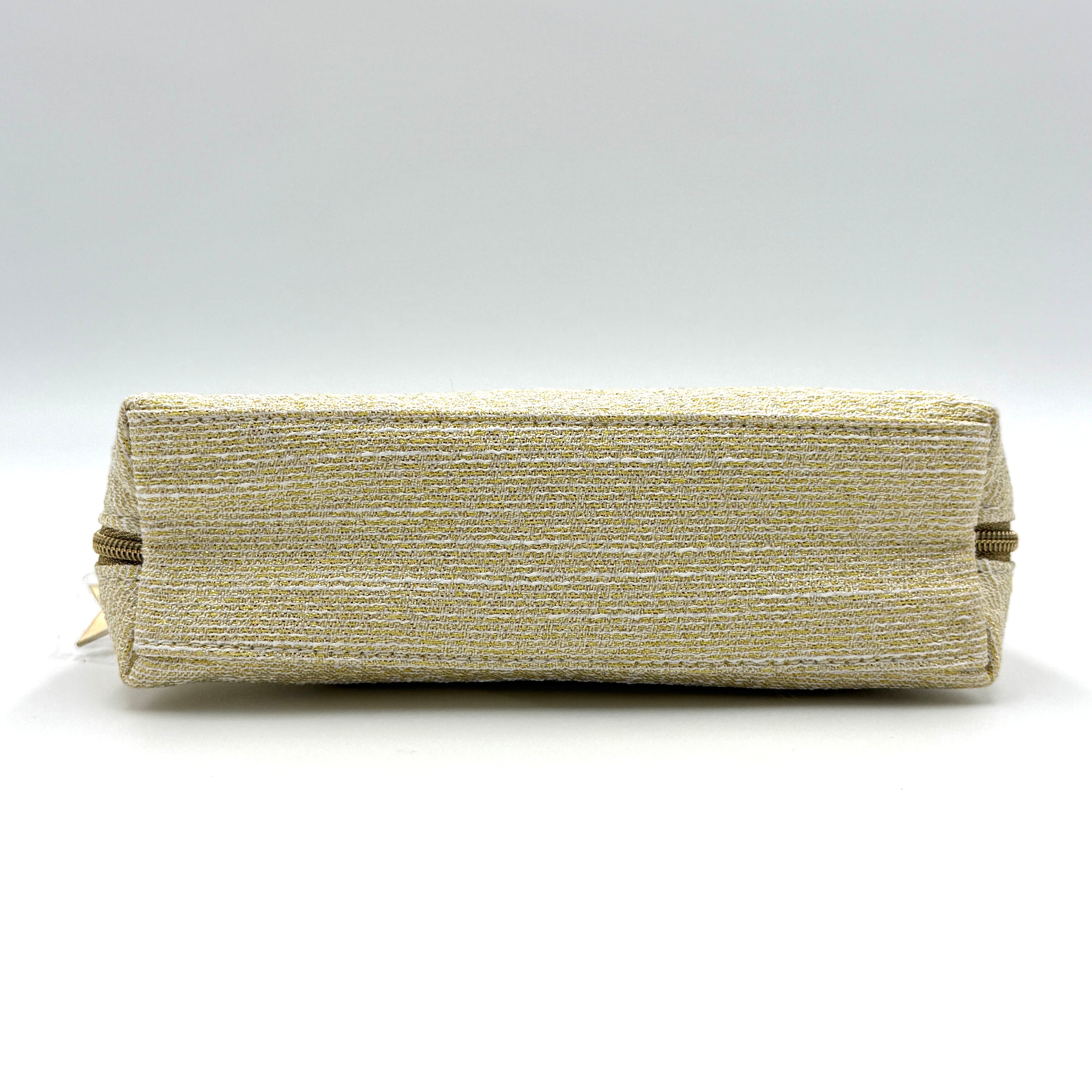 Dior Holiday Cosmetic Pouch Gold