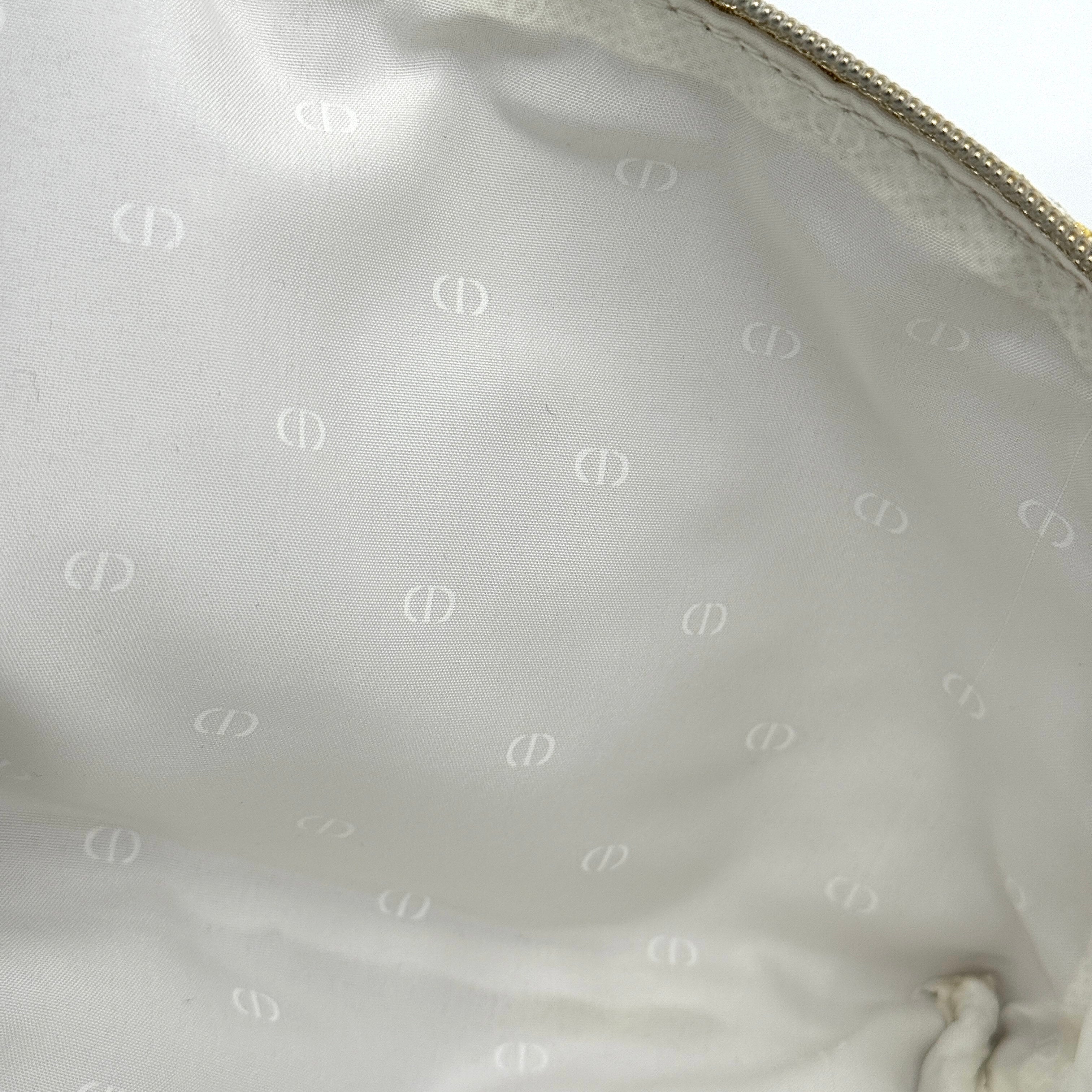 Dior Holiday Cosmetic Pouch Gold