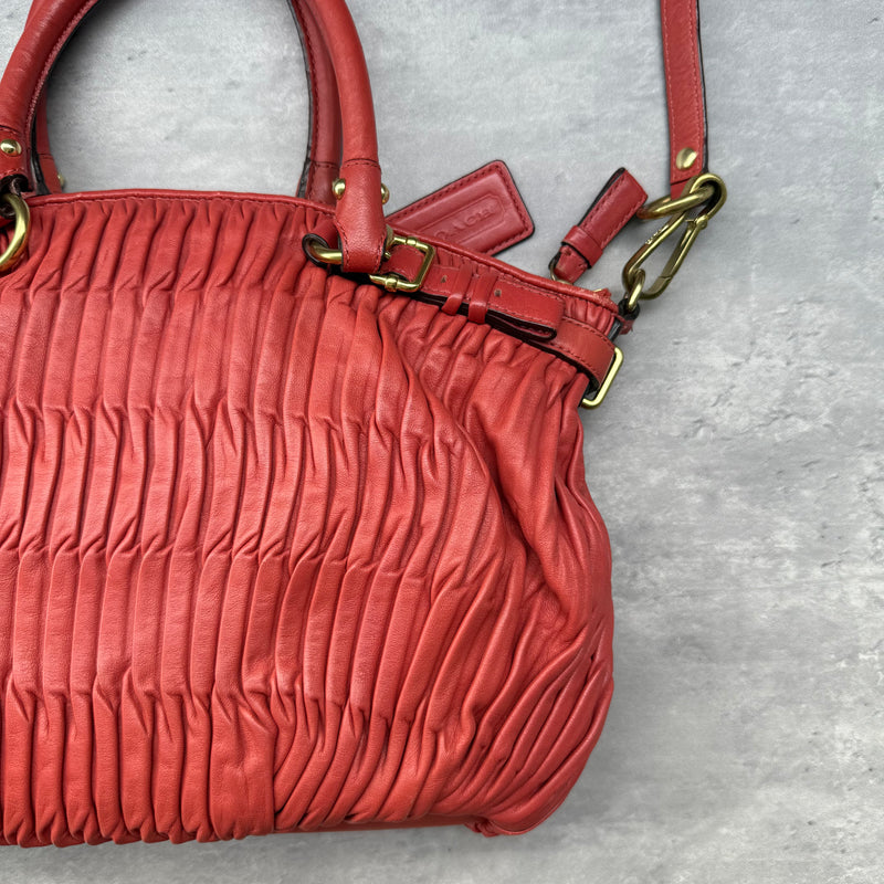 Coach 2Way Signature Madison ShoulderBag Red