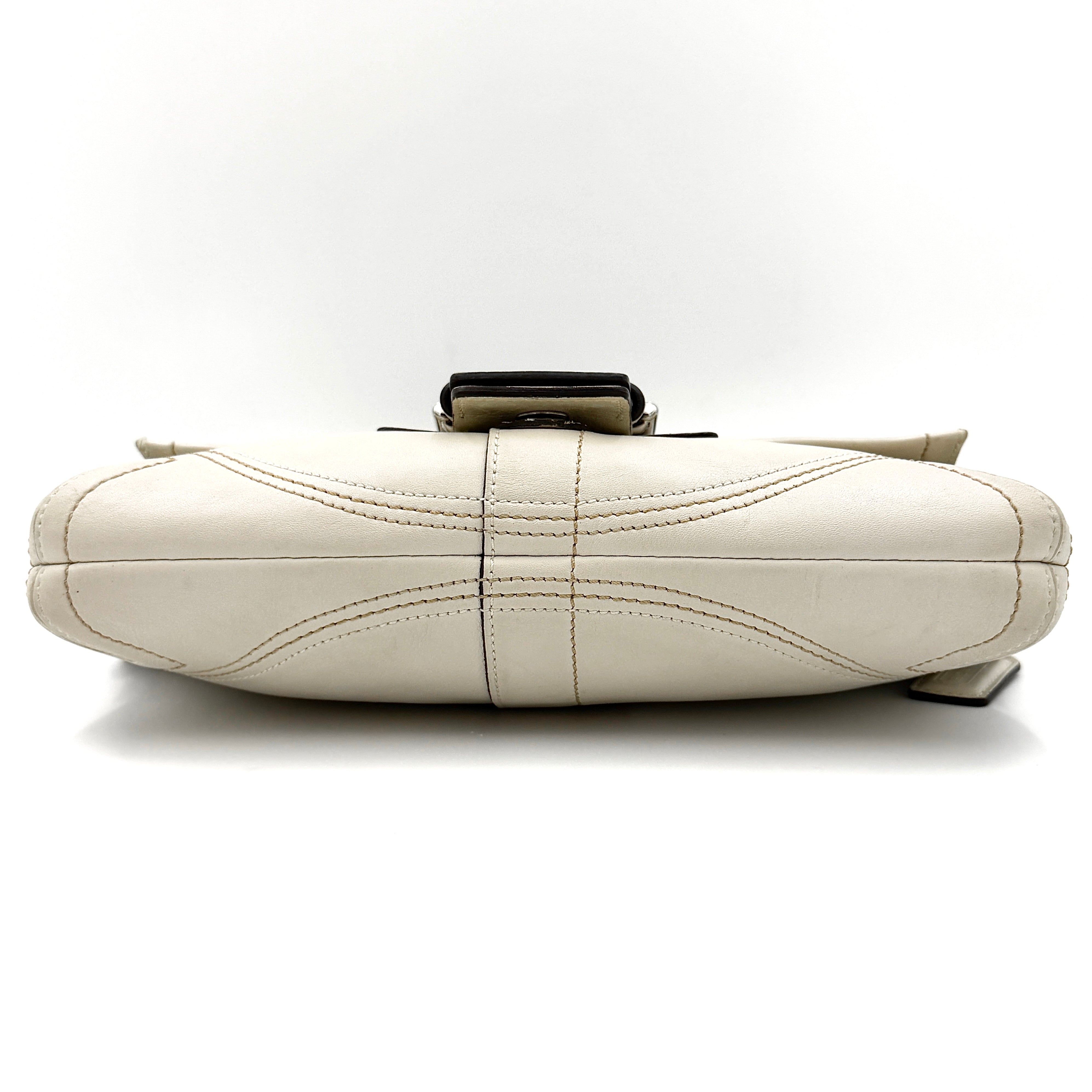 Coach Y2K Soho Buckle Shoulder Bag Ivory