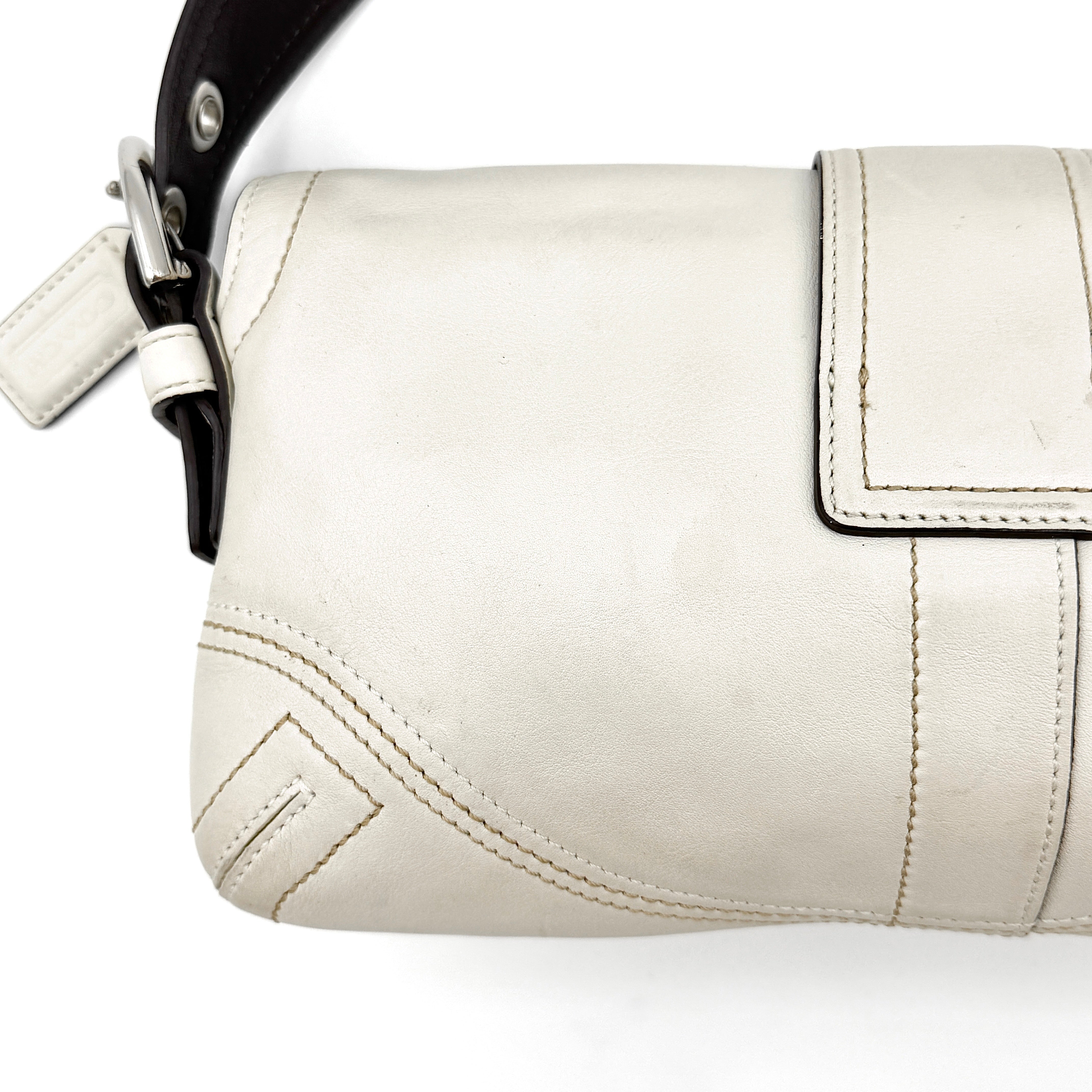 Coach Y2K Soho Buckle Shoulder Bag Ivory