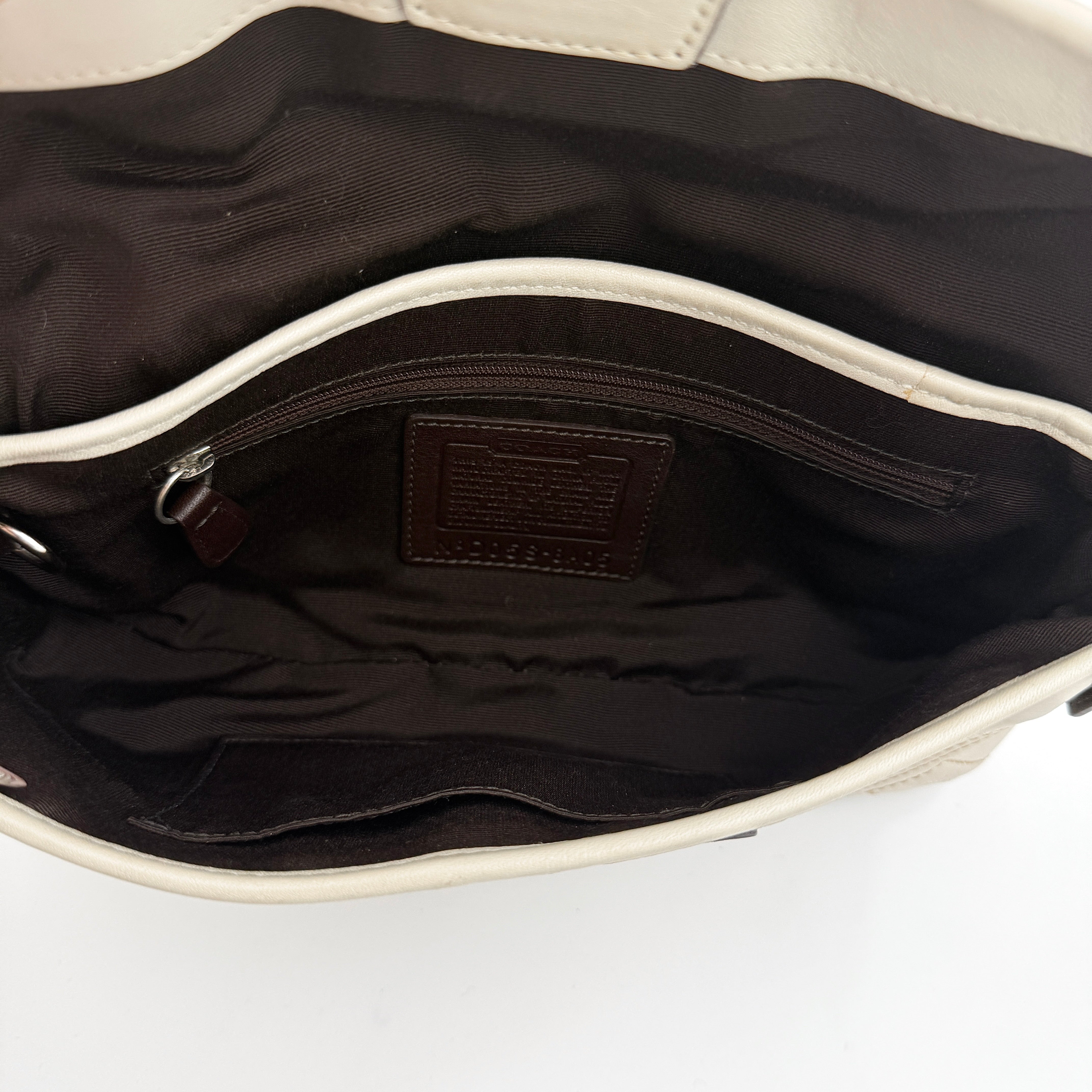 Coach Y2K Soho Buckle Shoulder Bag Ivory