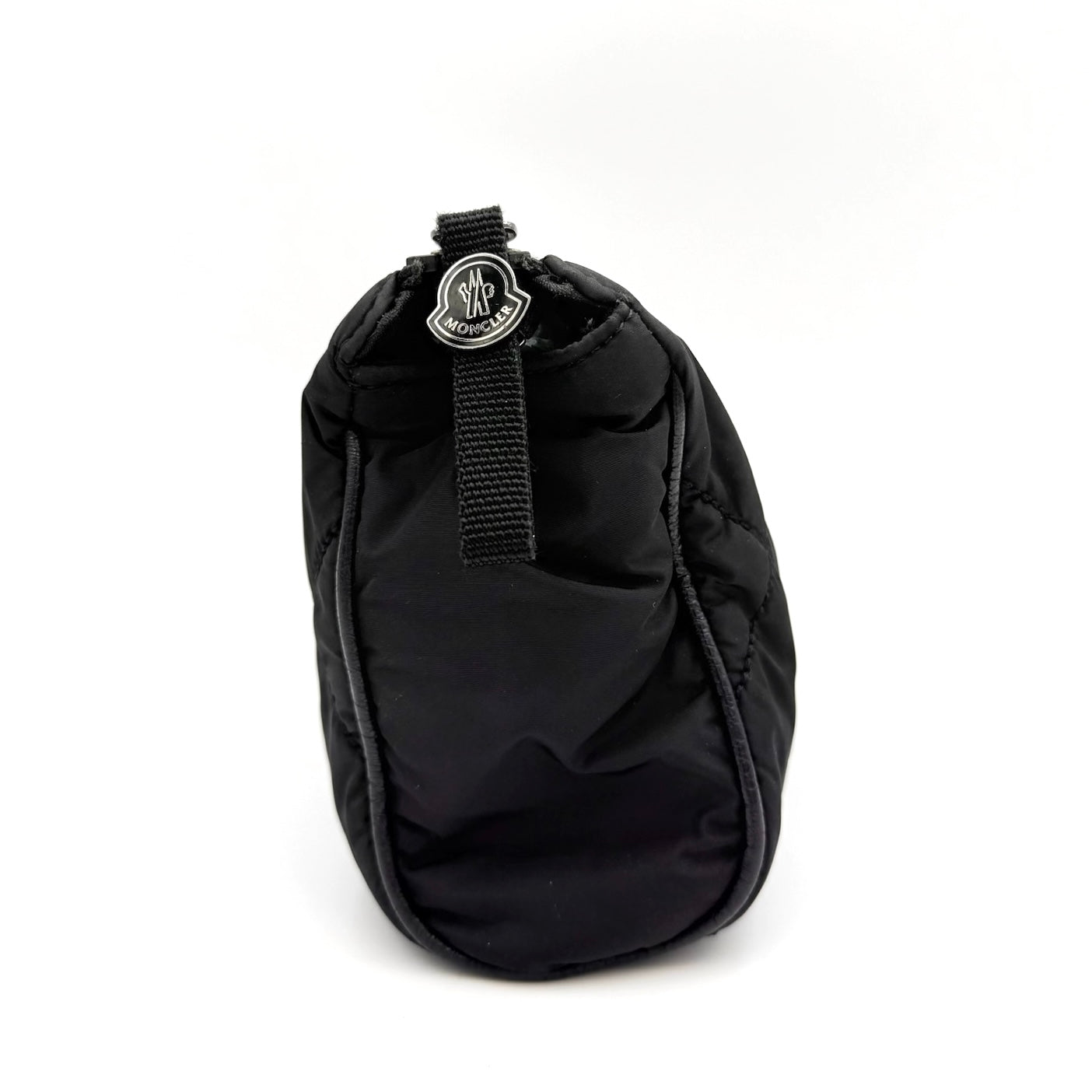 Moncler Quilted Nylon Pouch Black