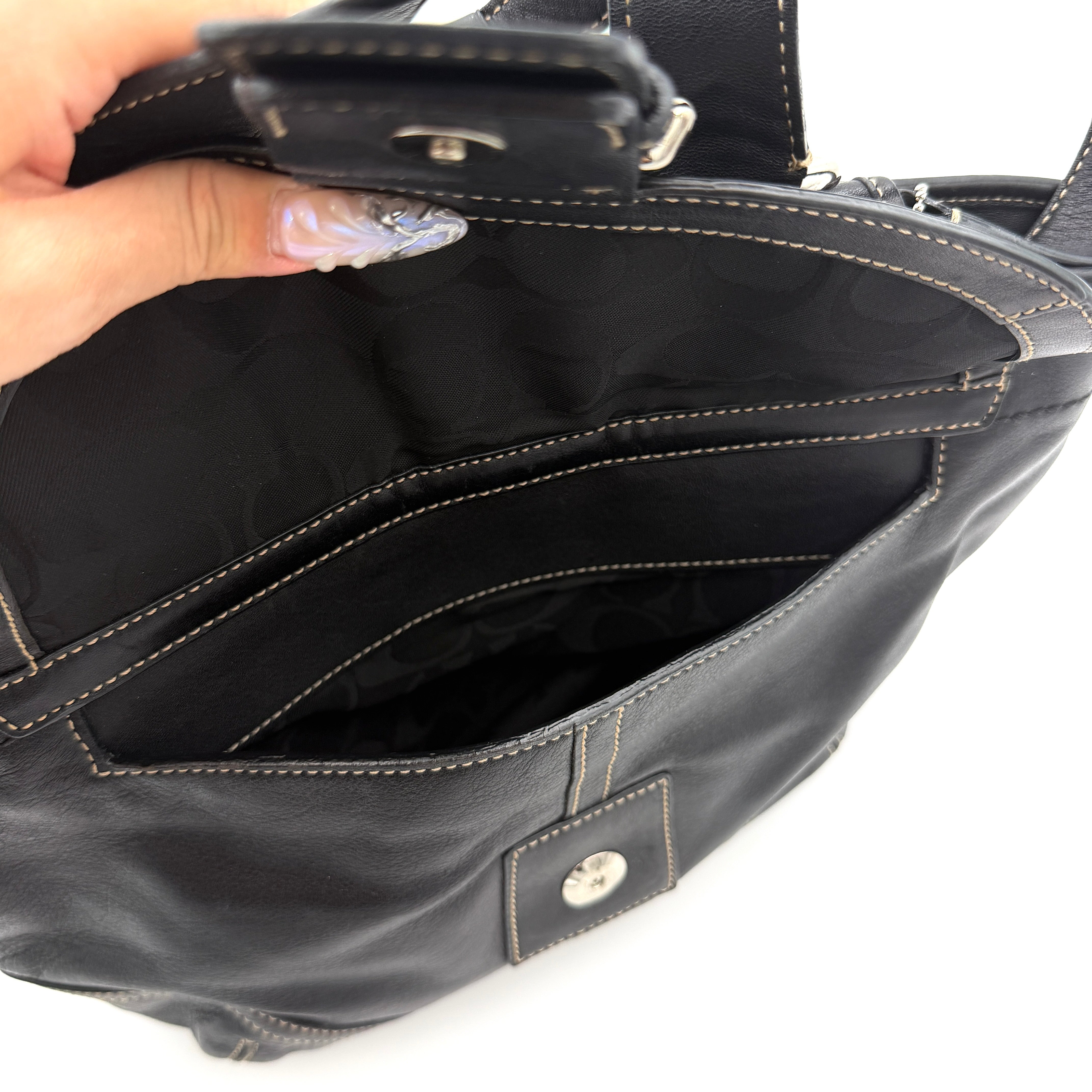 Coach Y2K Soho Shoulder Bag Black