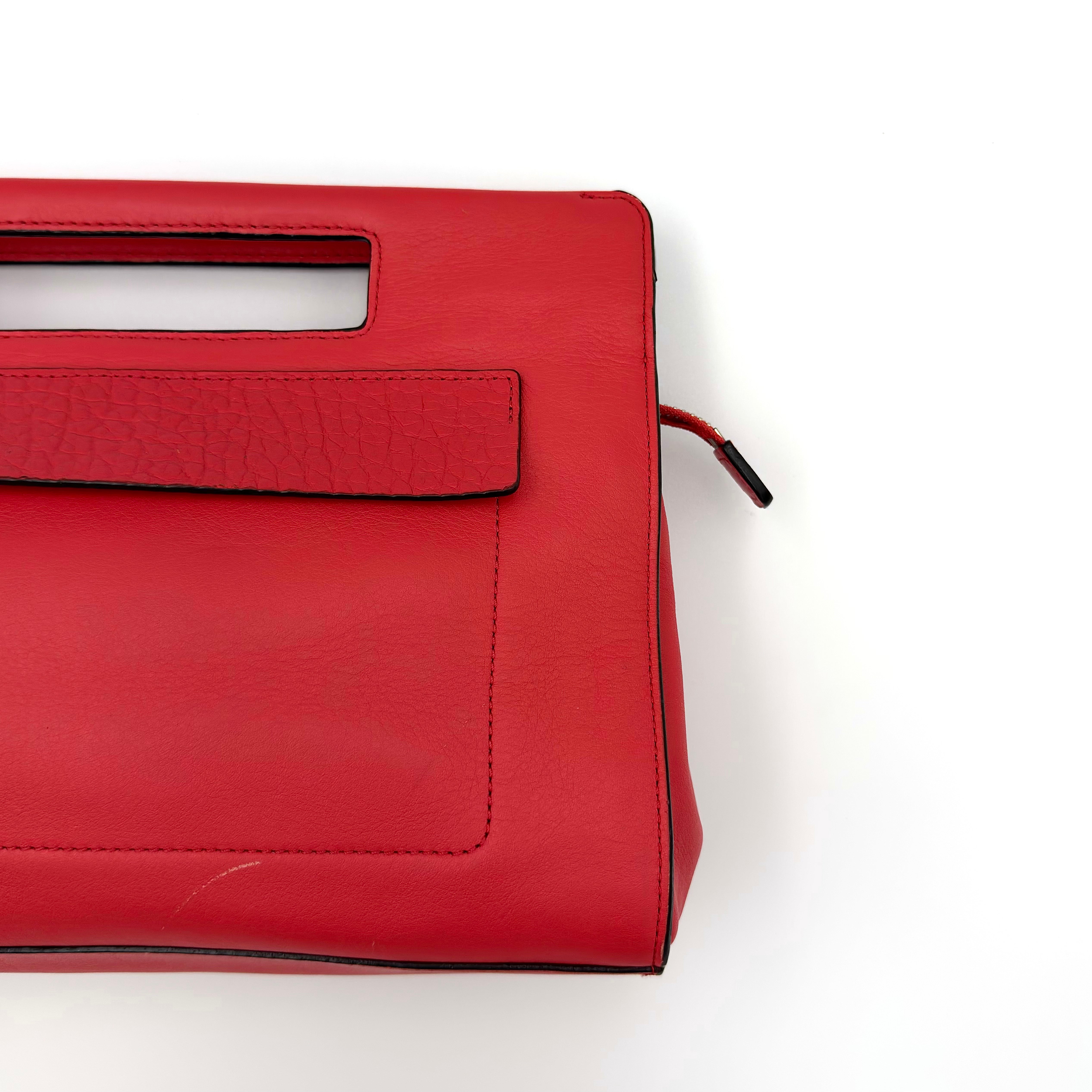 Coach 2Way Bleecker Pocket Clutch Bag Red