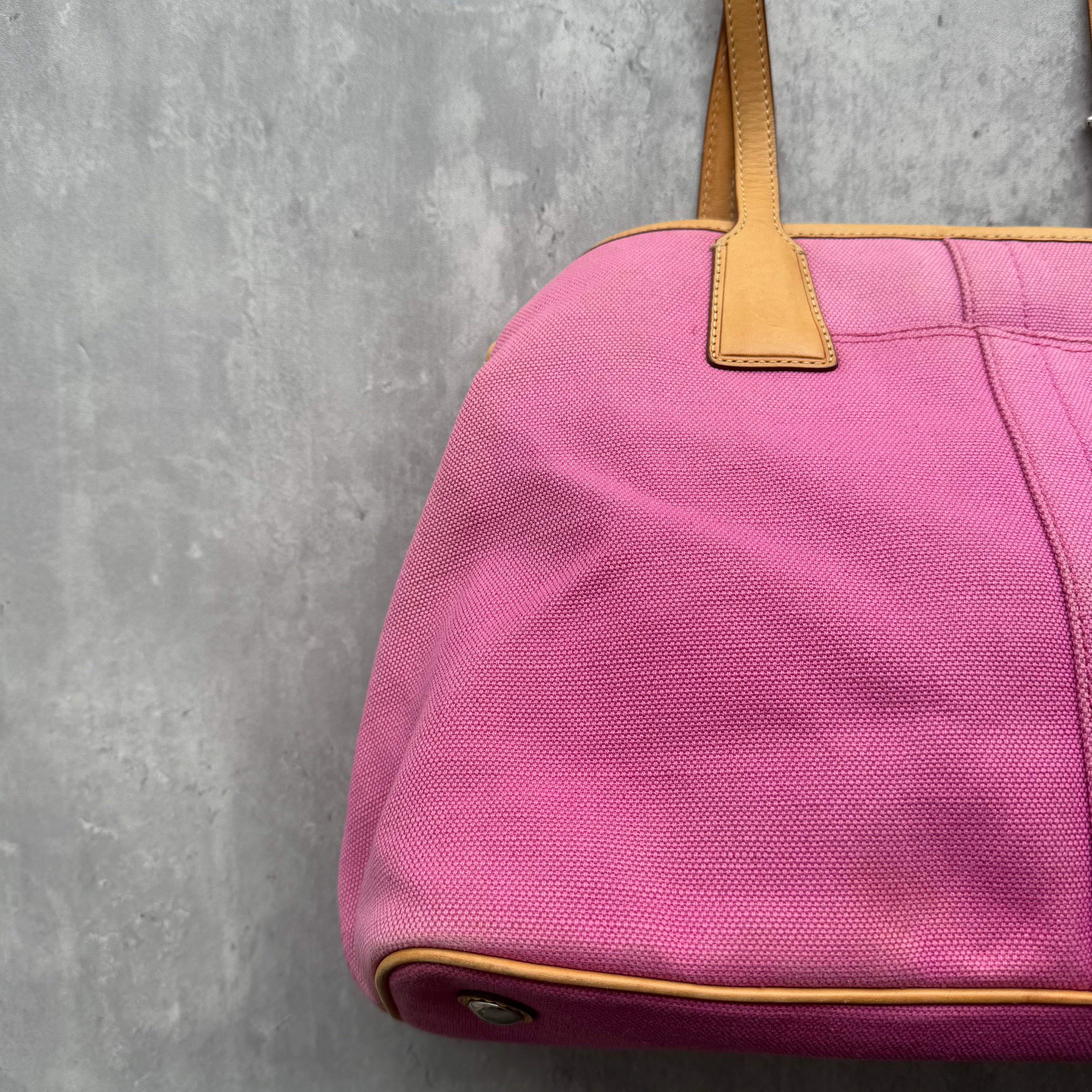 Coach Hamptons Avenue Tote Bag Pink/Beige