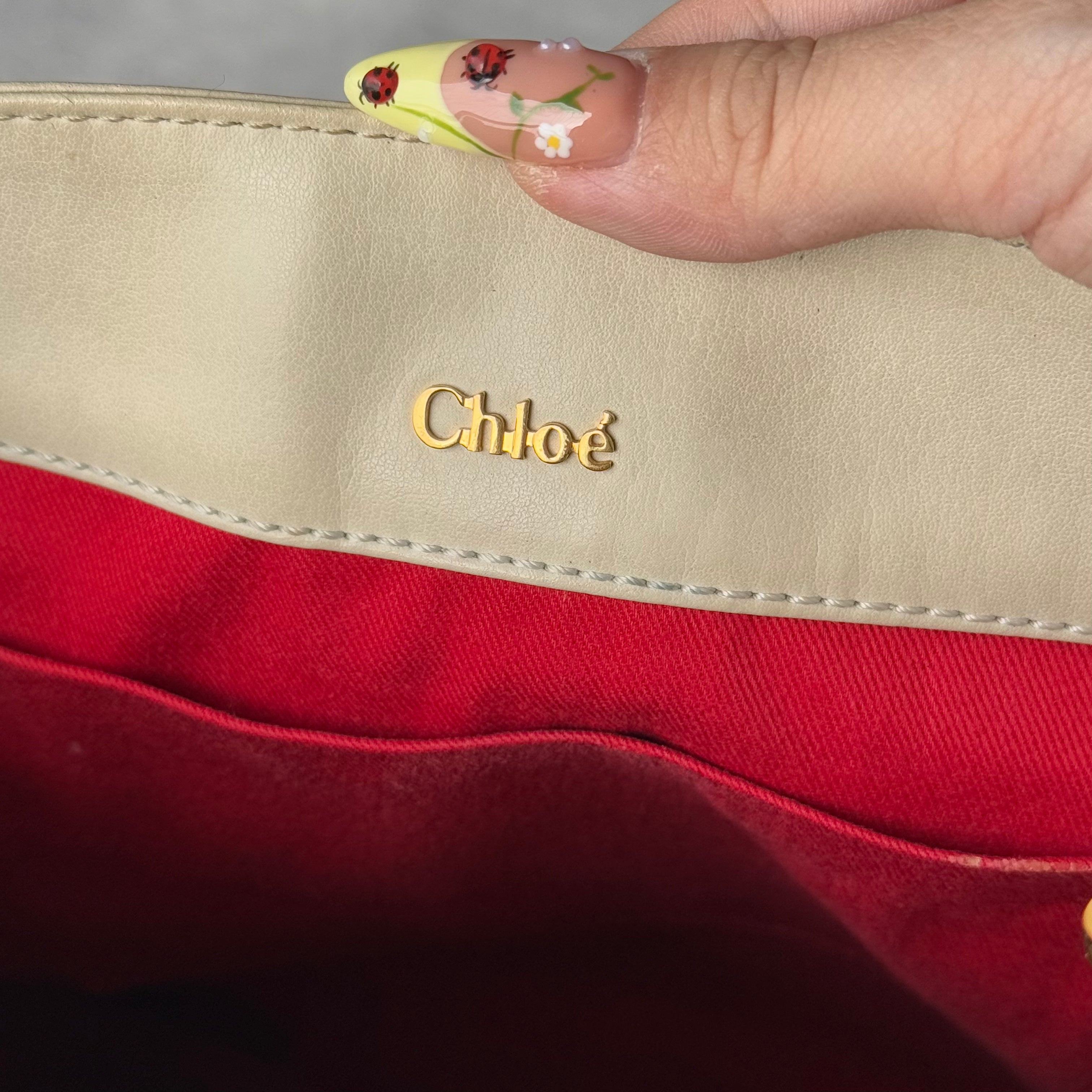 Chloe Eden Crossbody Bag Cream