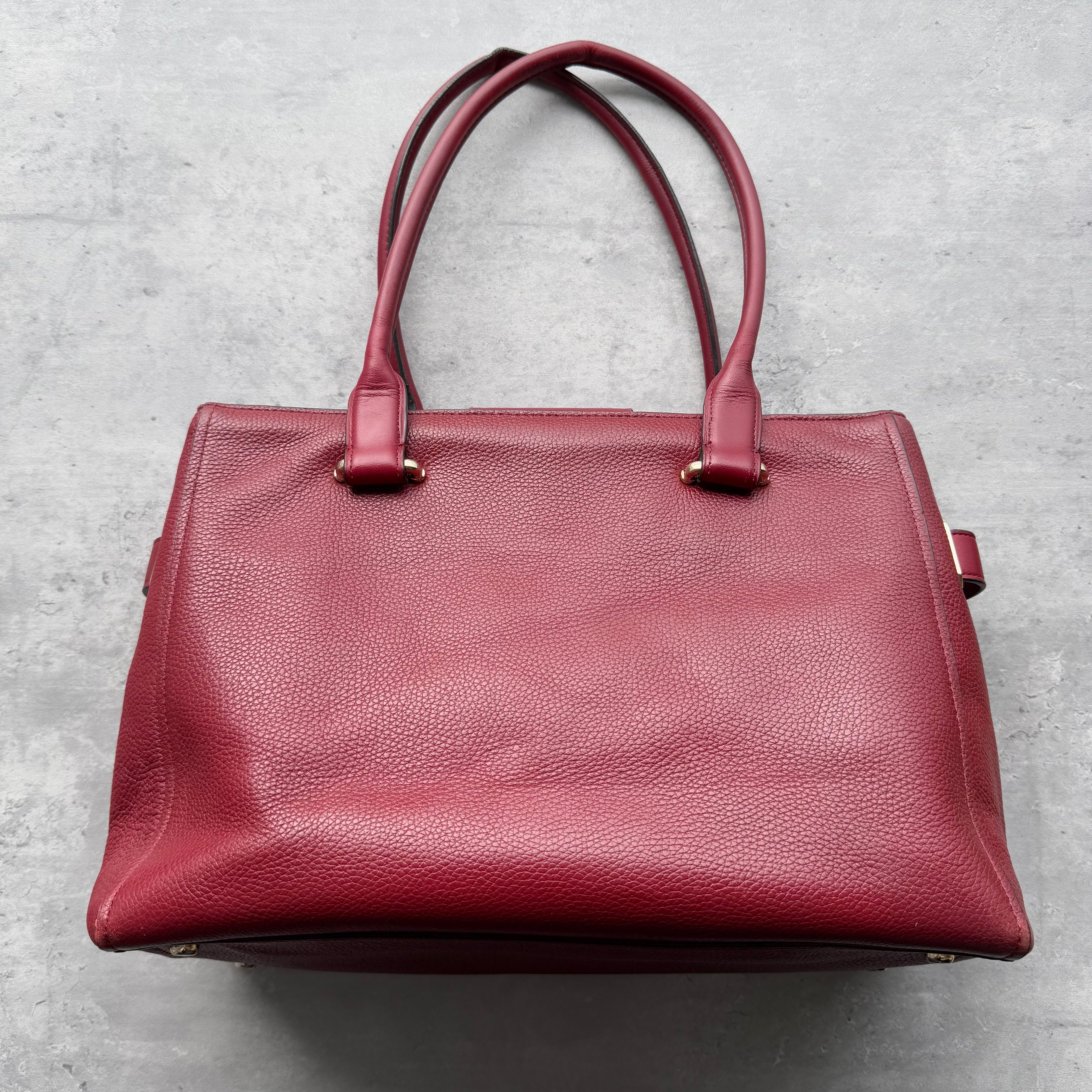 Coach Swagger Carryall Handbag Burgundy