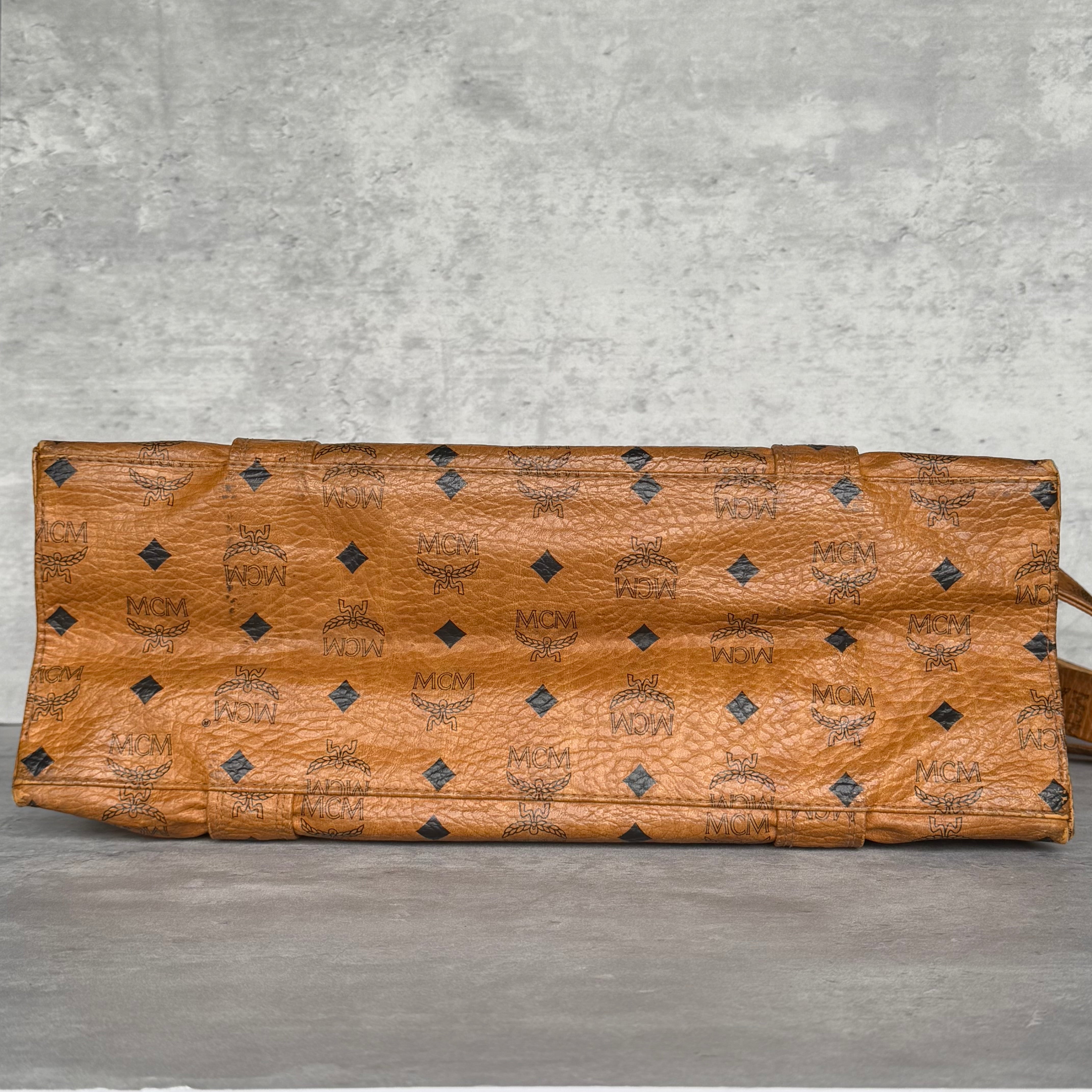 MCM Aren Visetos School Tote Bag