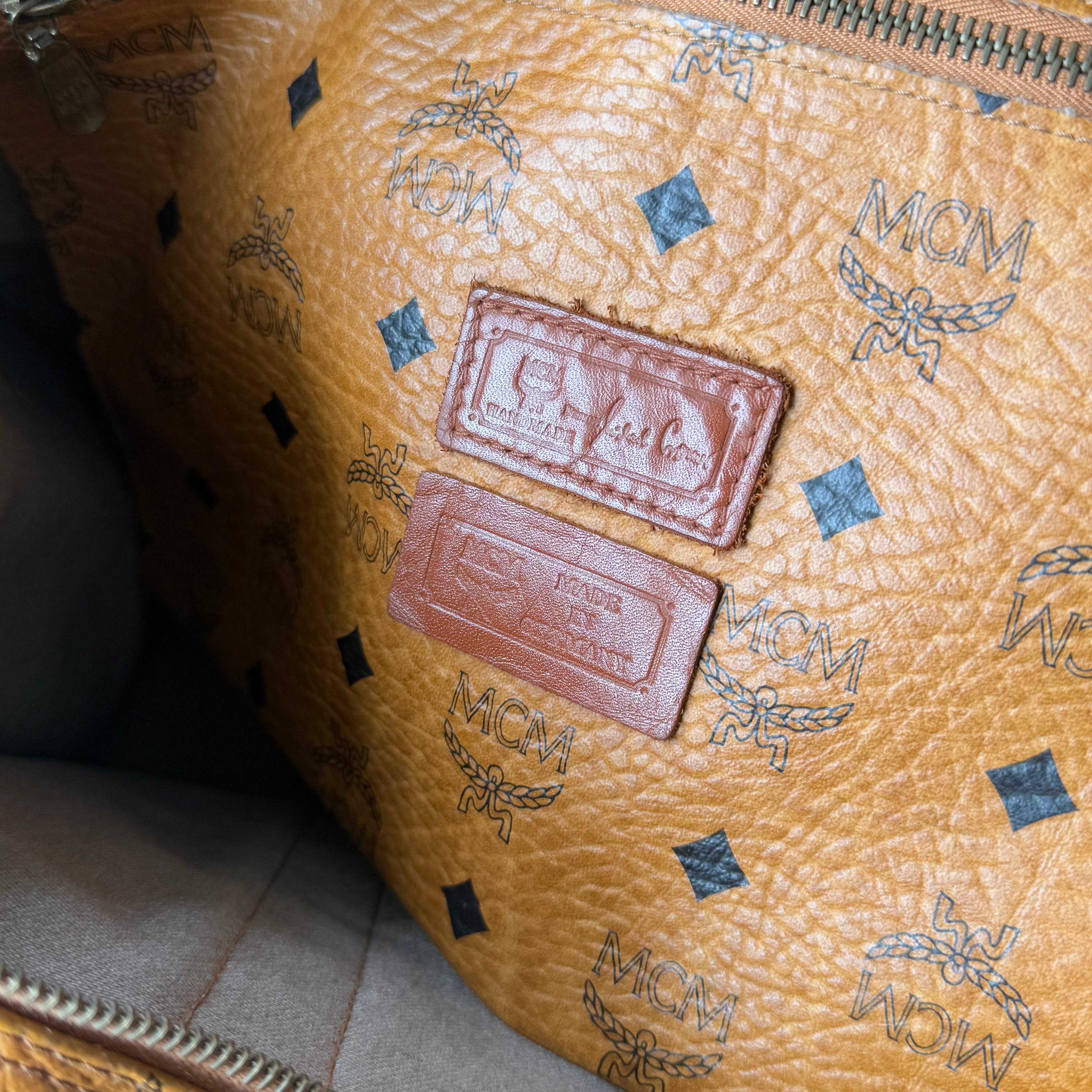 MCM Aren Visetos School Tote Bag