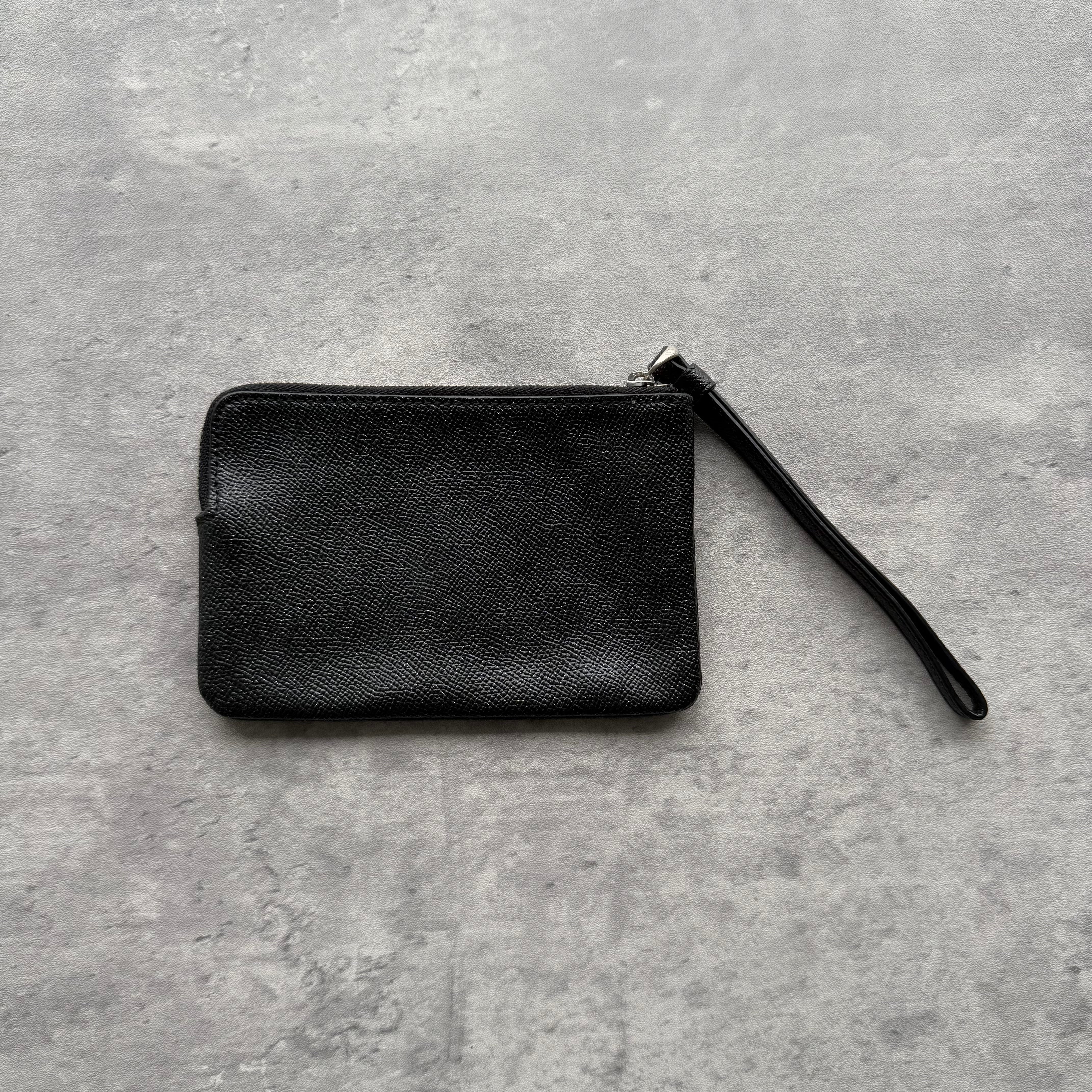 Coach Signature Black Wristlet
