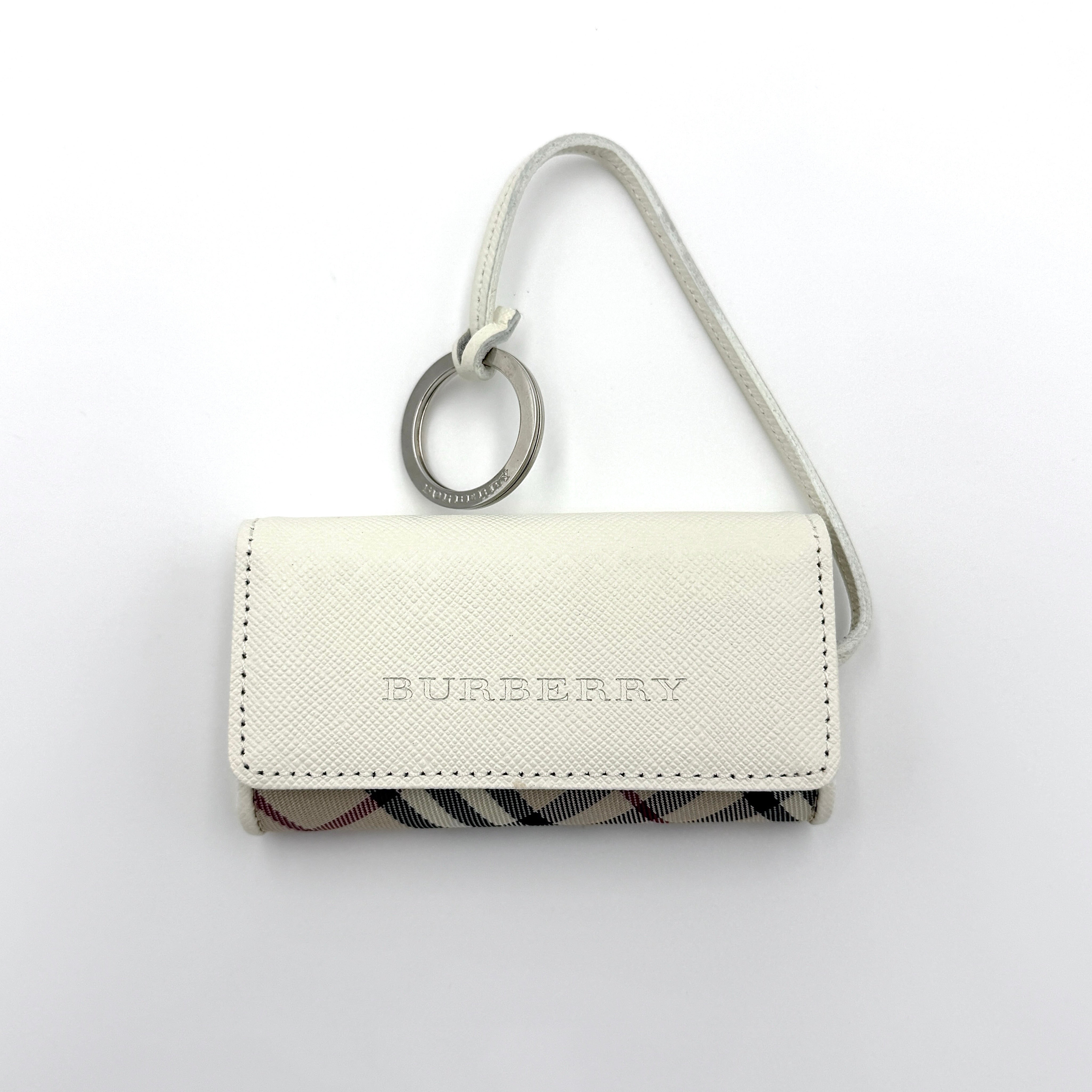 Burberry Nova Check Key Case Beige