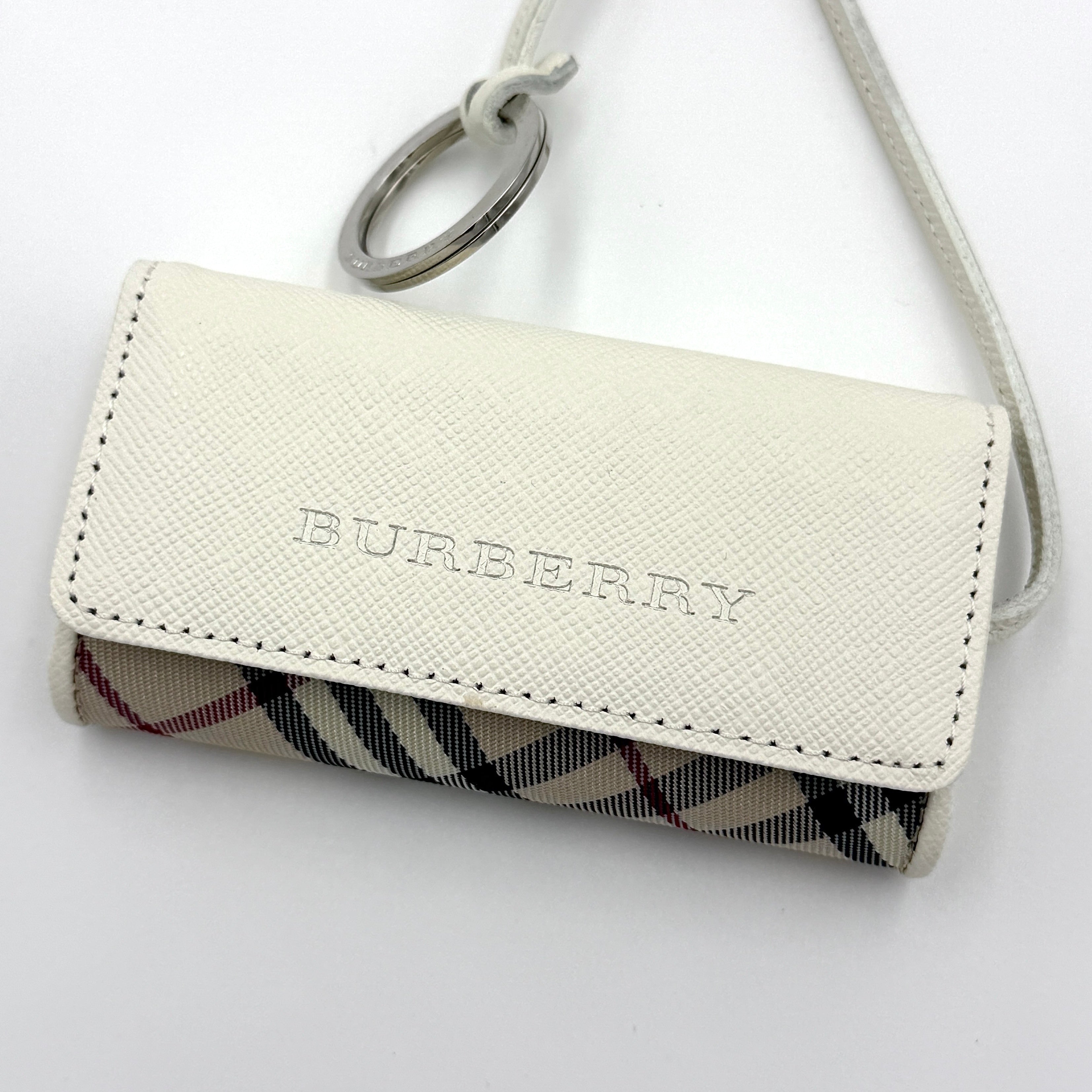 Burberry Nova Check Key Case Beige