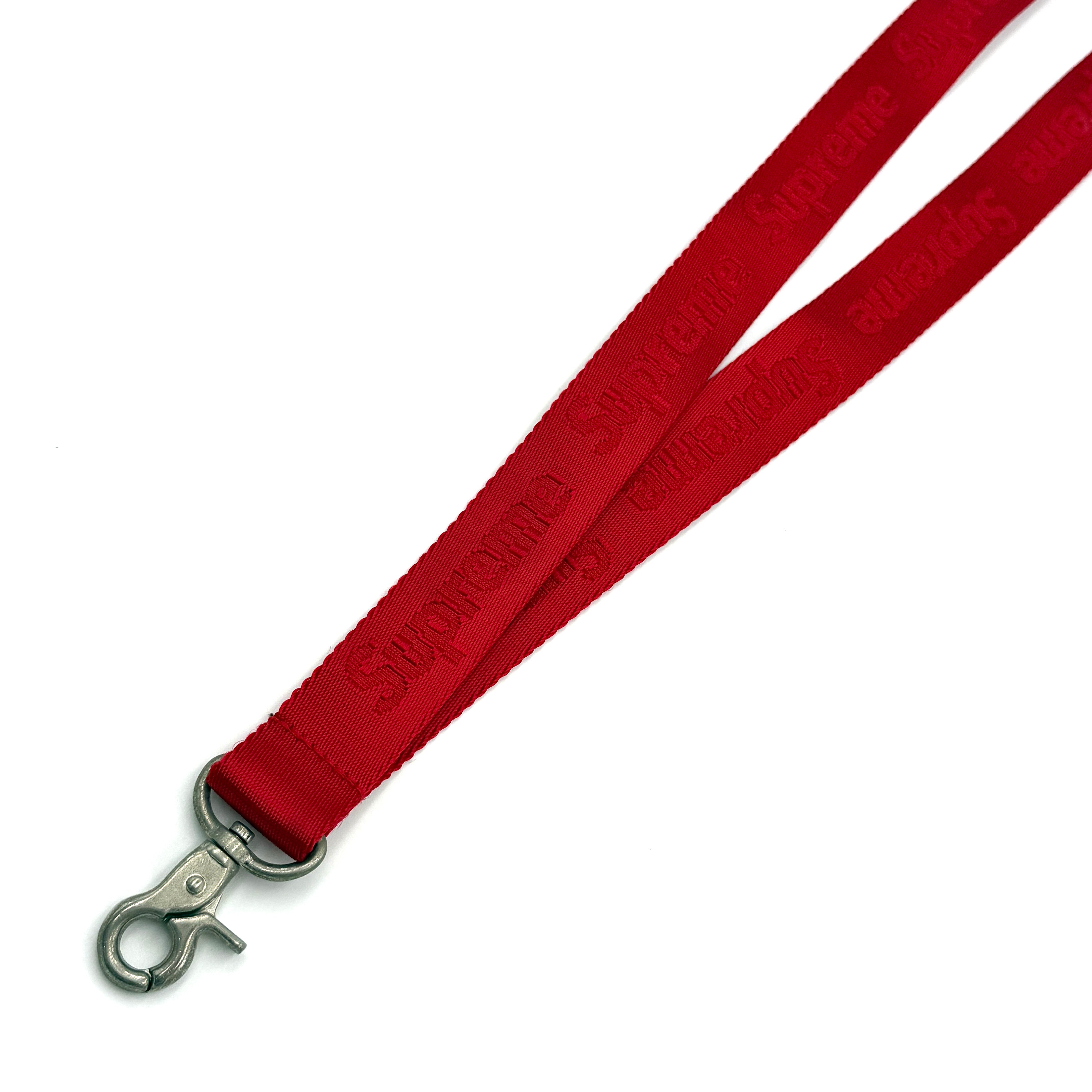Supreme Nylon Lanyard Red