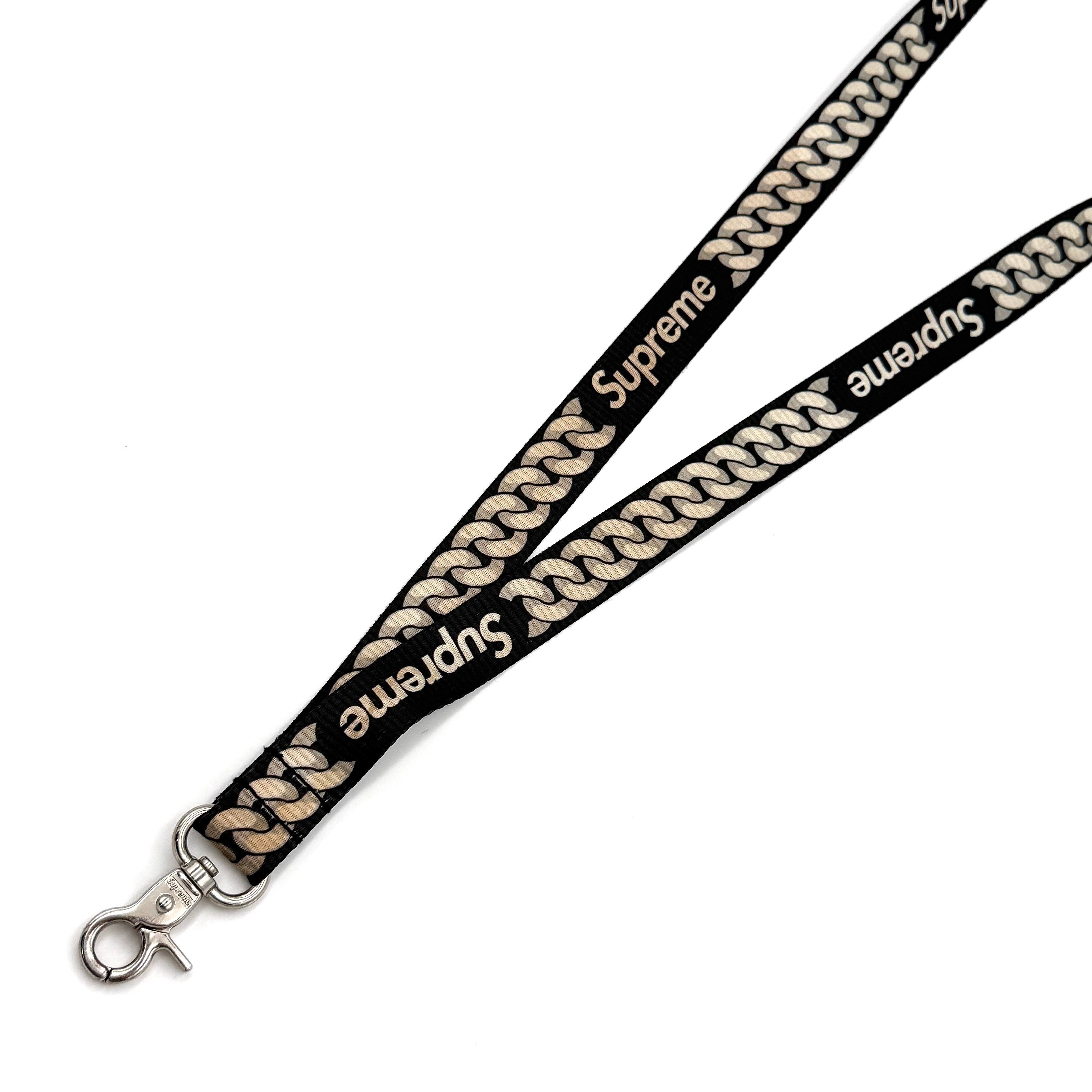 Supreme Cuban Links Lanyard Black