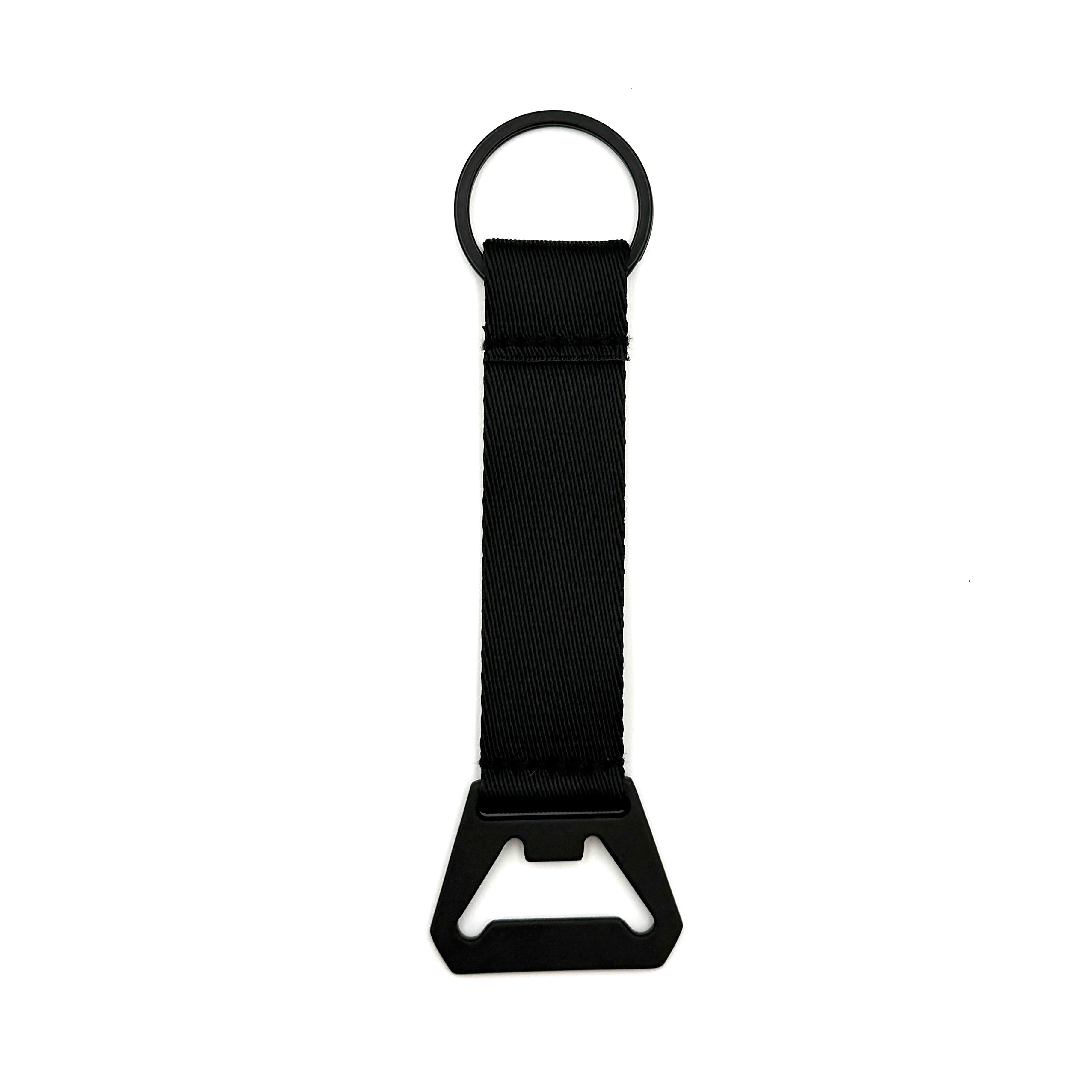 Supreme Bottle Opener Webbing Keychain Black