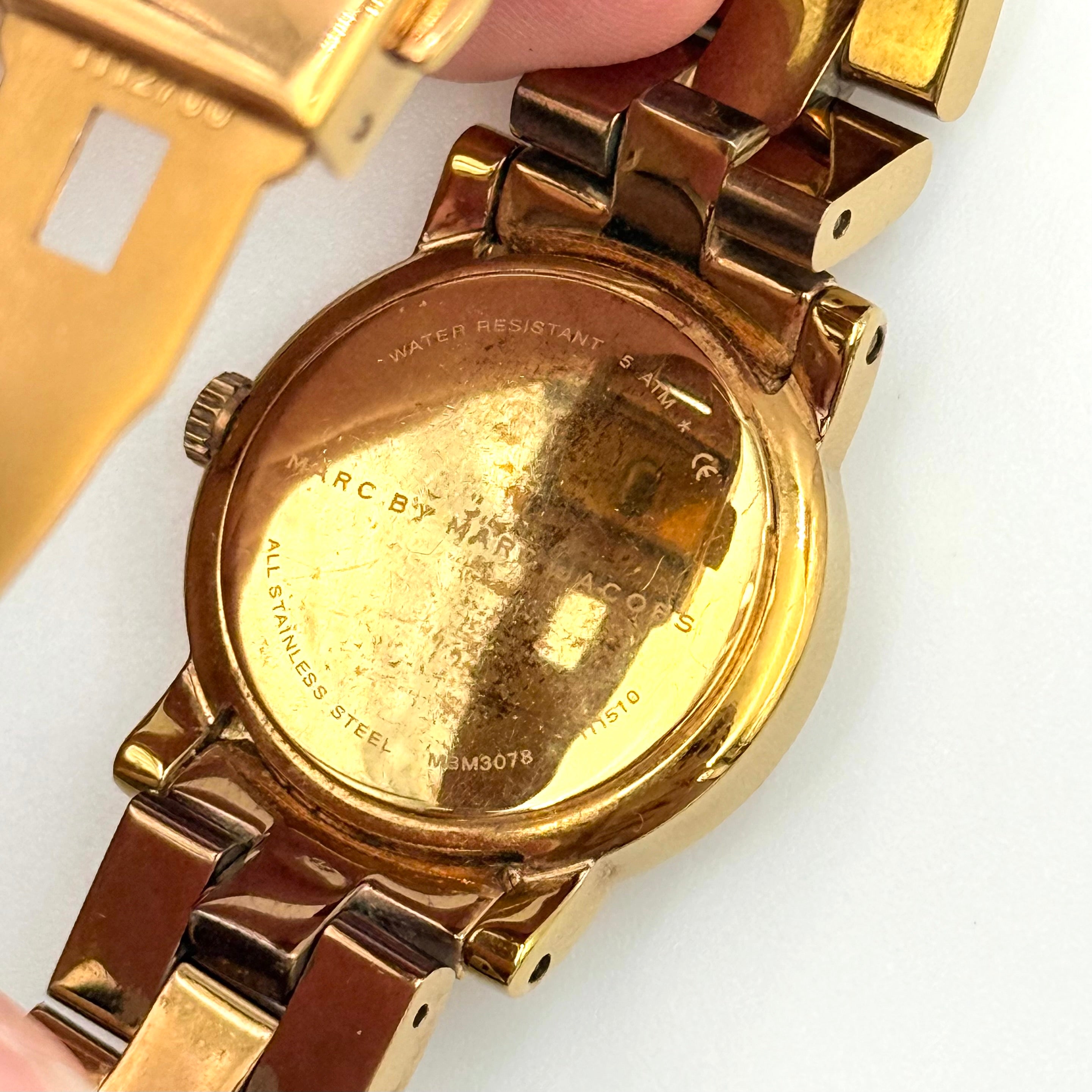 Marc by Marc Jacobs Amy Stainless Steel Watch Gold