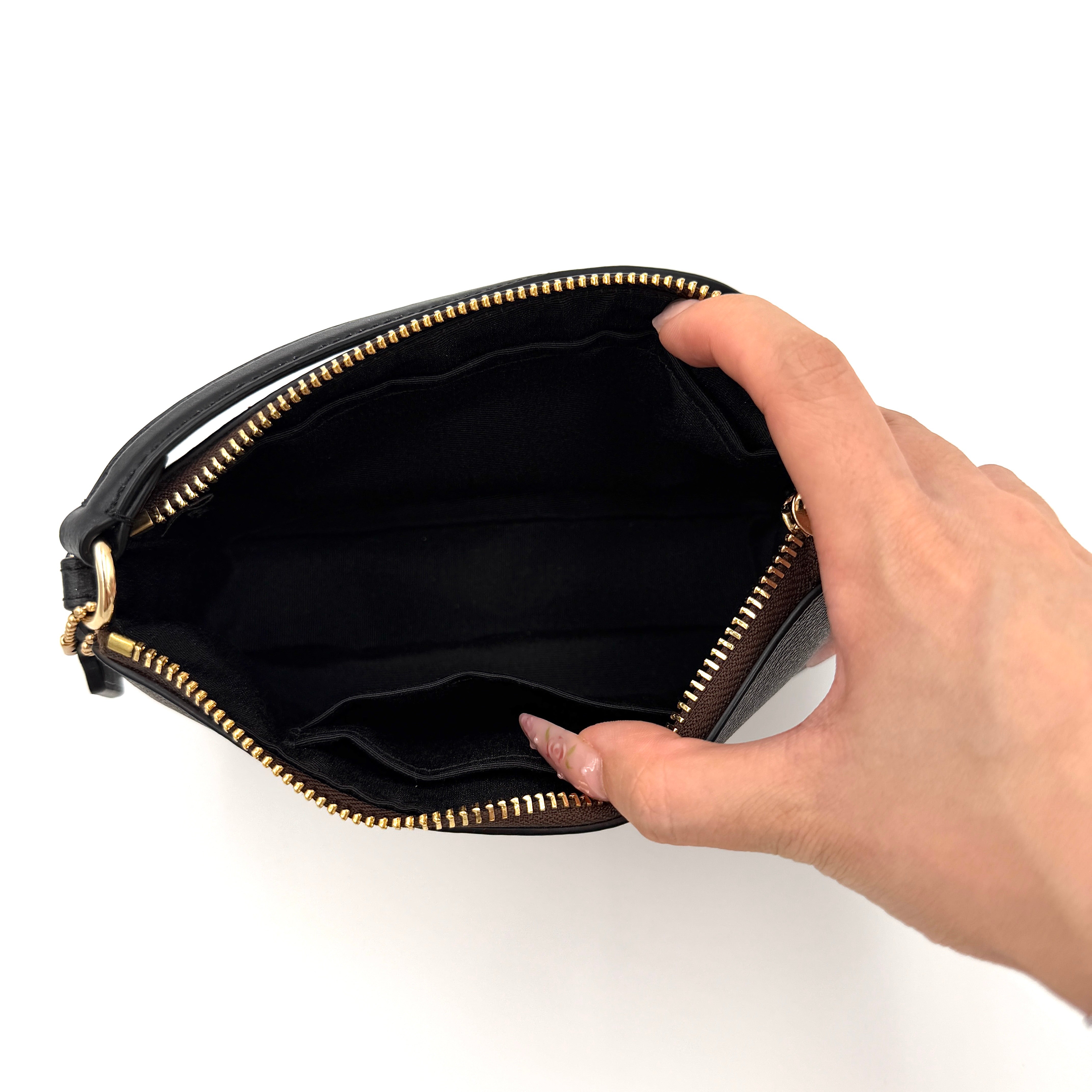 Coach Signature Nolita 19 Shoulder Bag Brown/Black