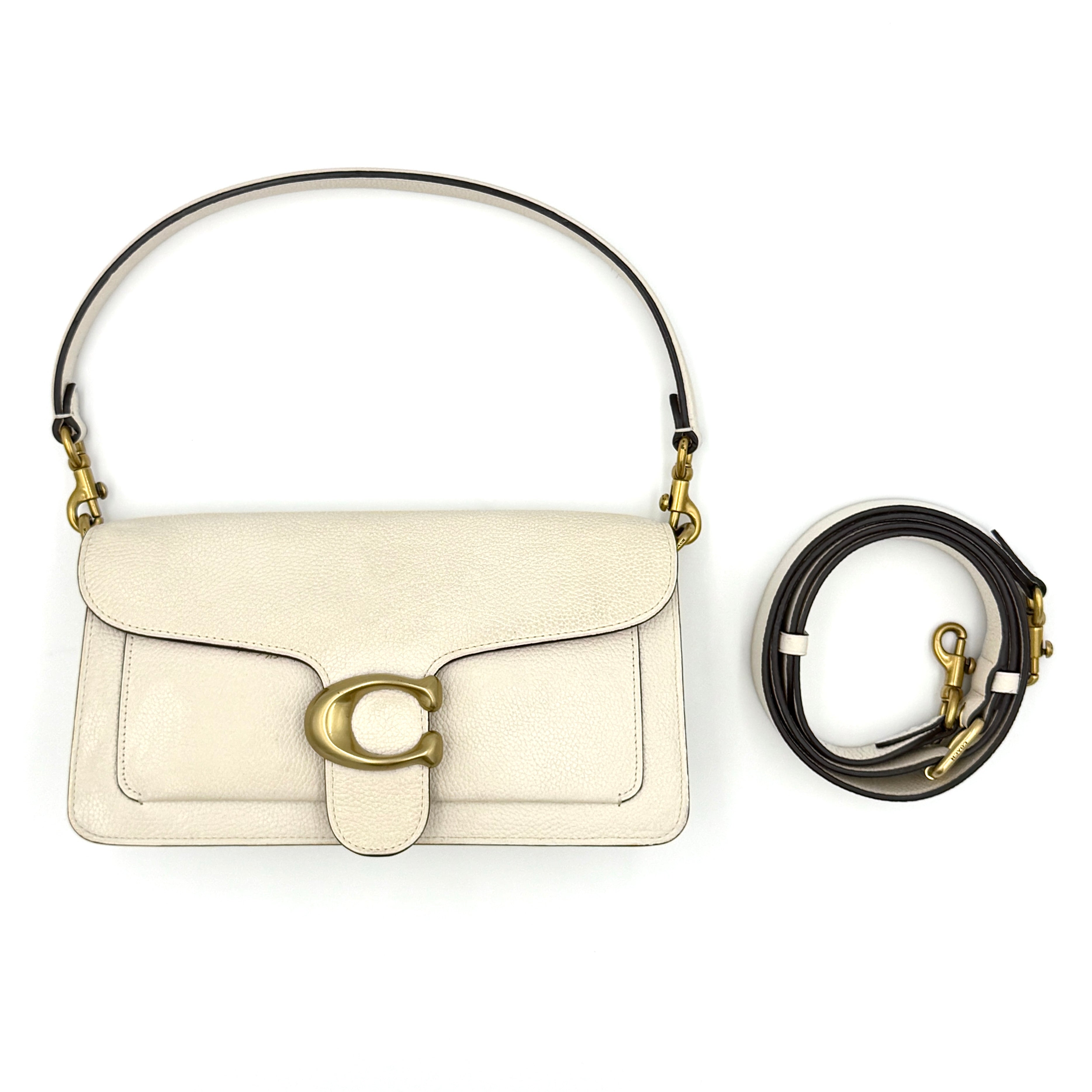 Coach 2Way Tabby 26 Shoulder Bag White