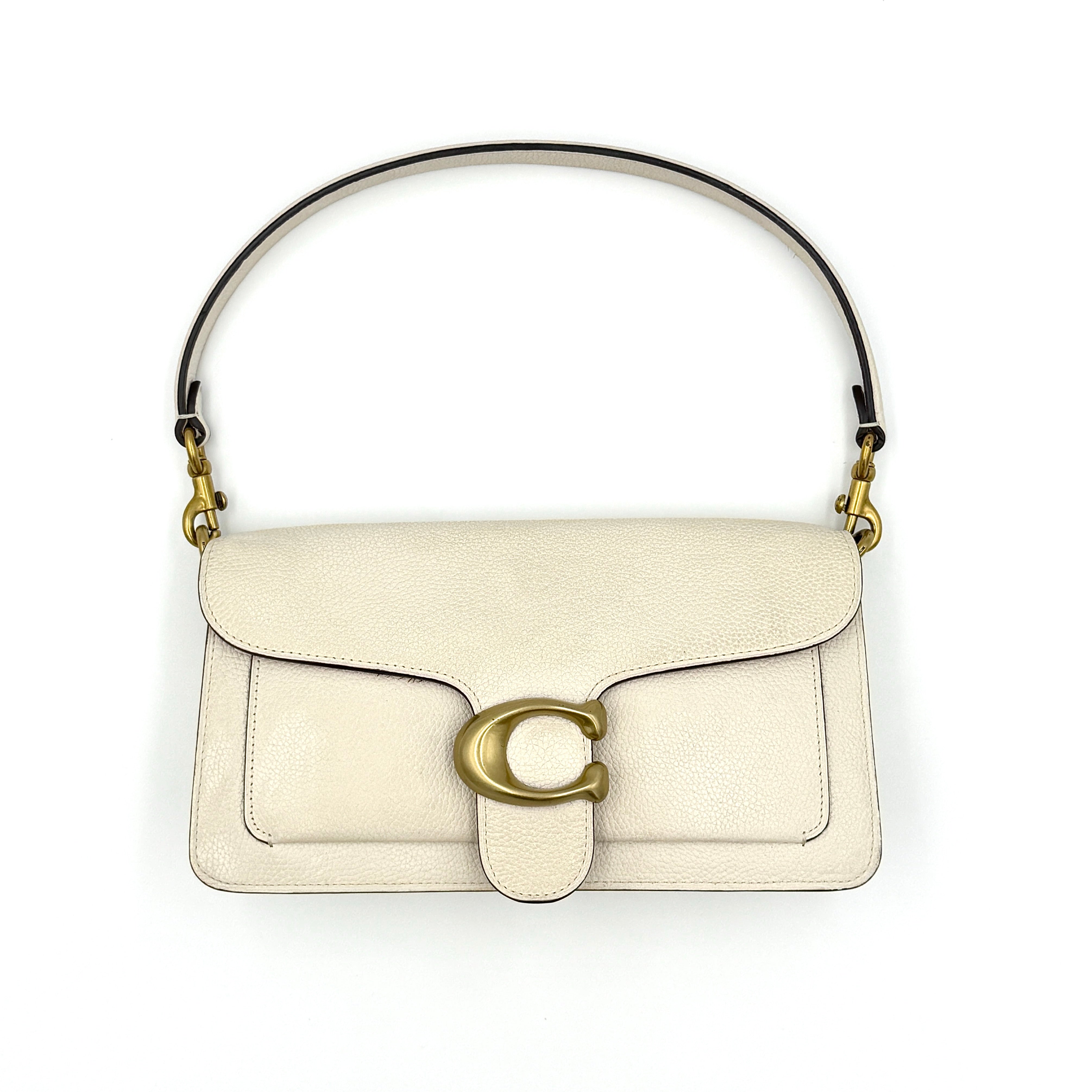 Coach 2Way Tabby 26 Shoulder Bag White