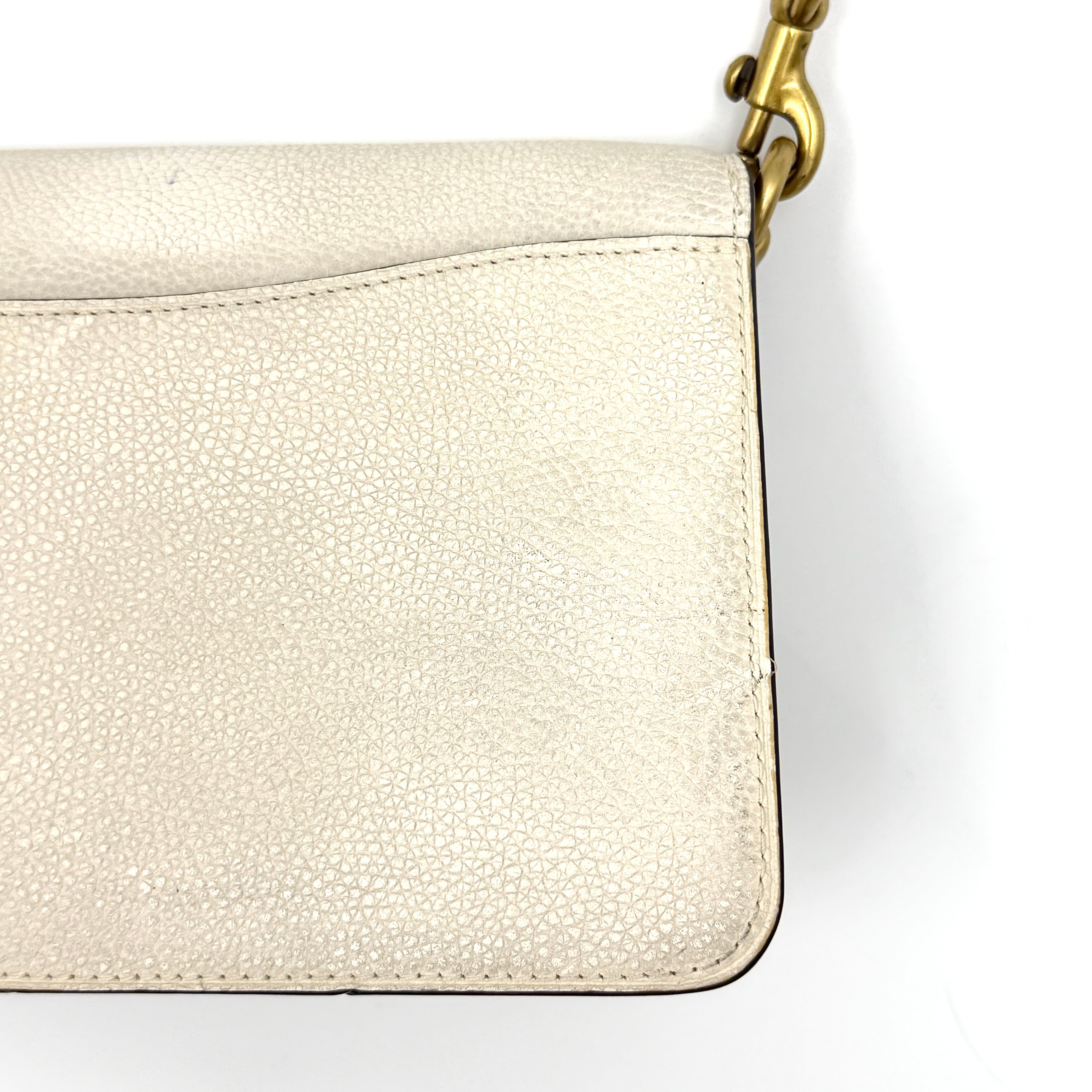 Coach 2Way Tabby 26 Shoulder Bag White