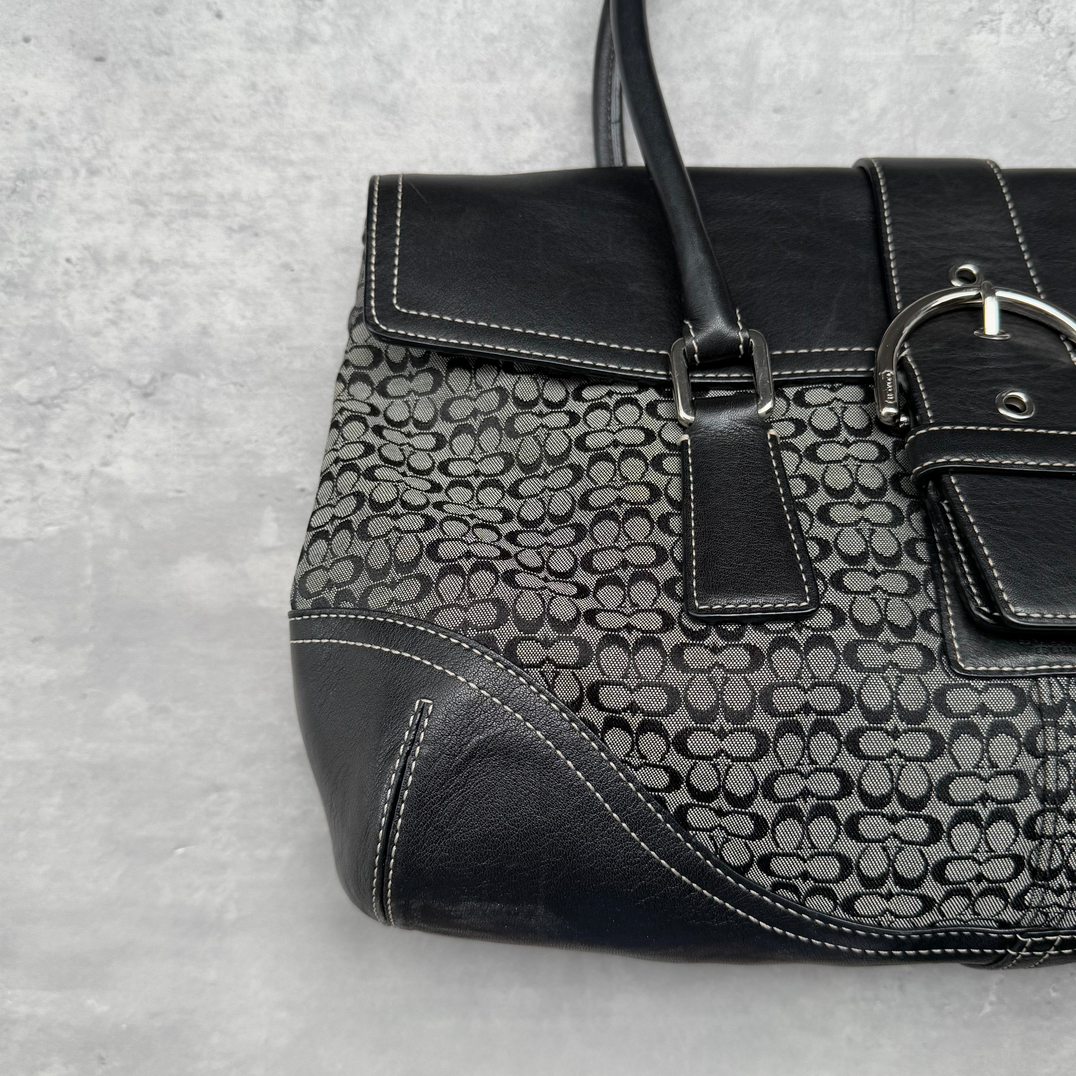 Coach Y2K Soho Shoulder Bag Grey/Black