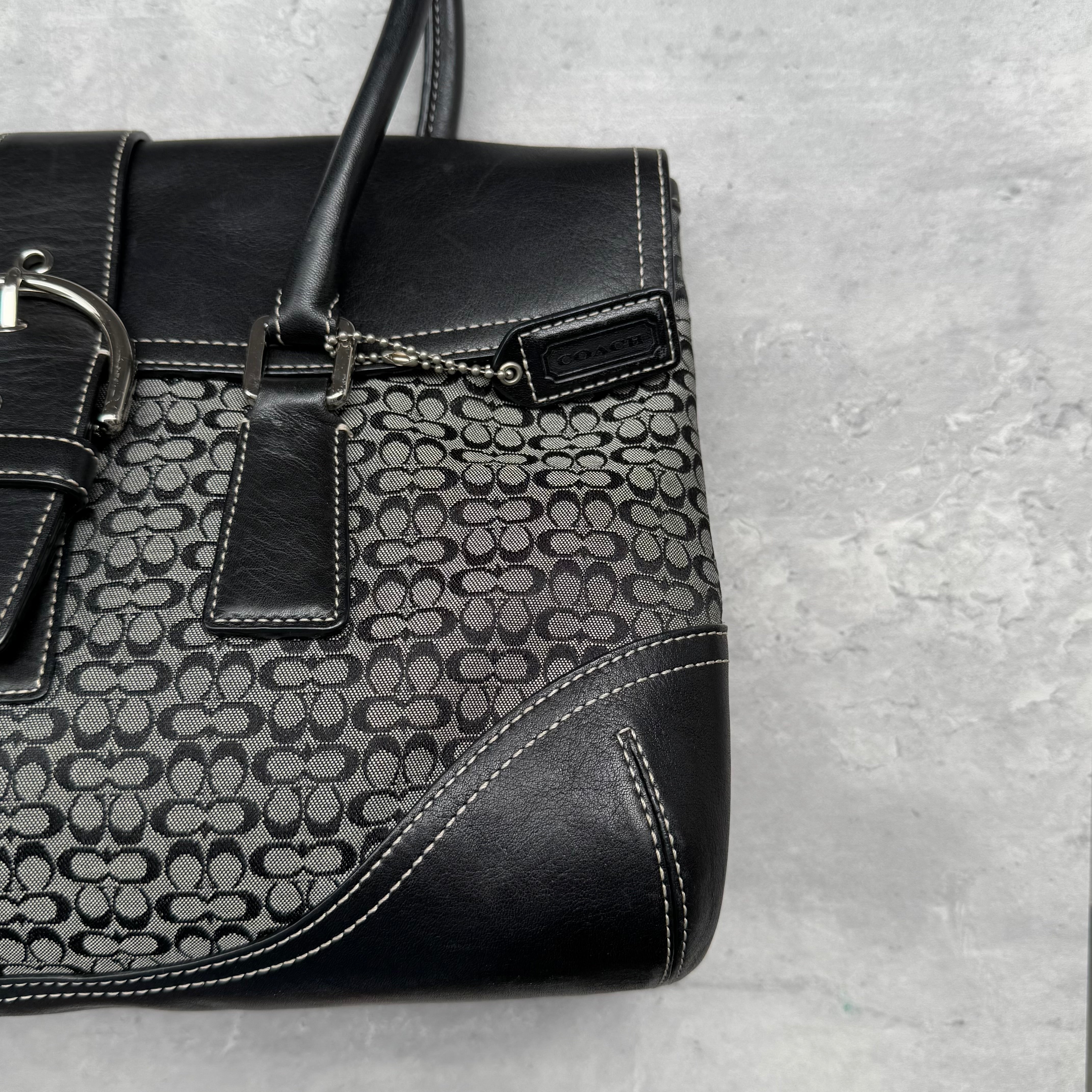 Coach Y2K Soho Shoulder Bag Grey/Black