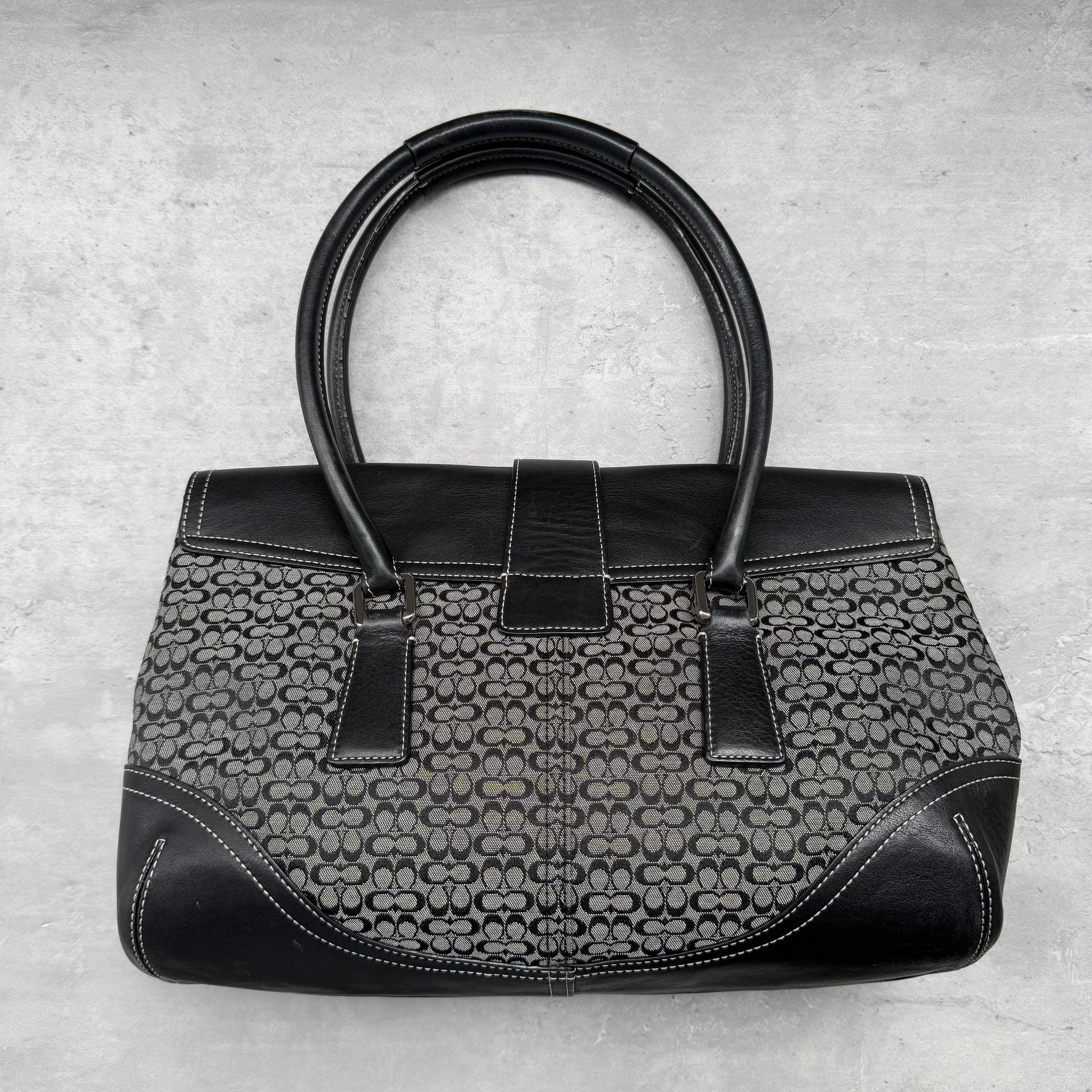 Coach Y2K Soho Shoulder Bag Grey/Black